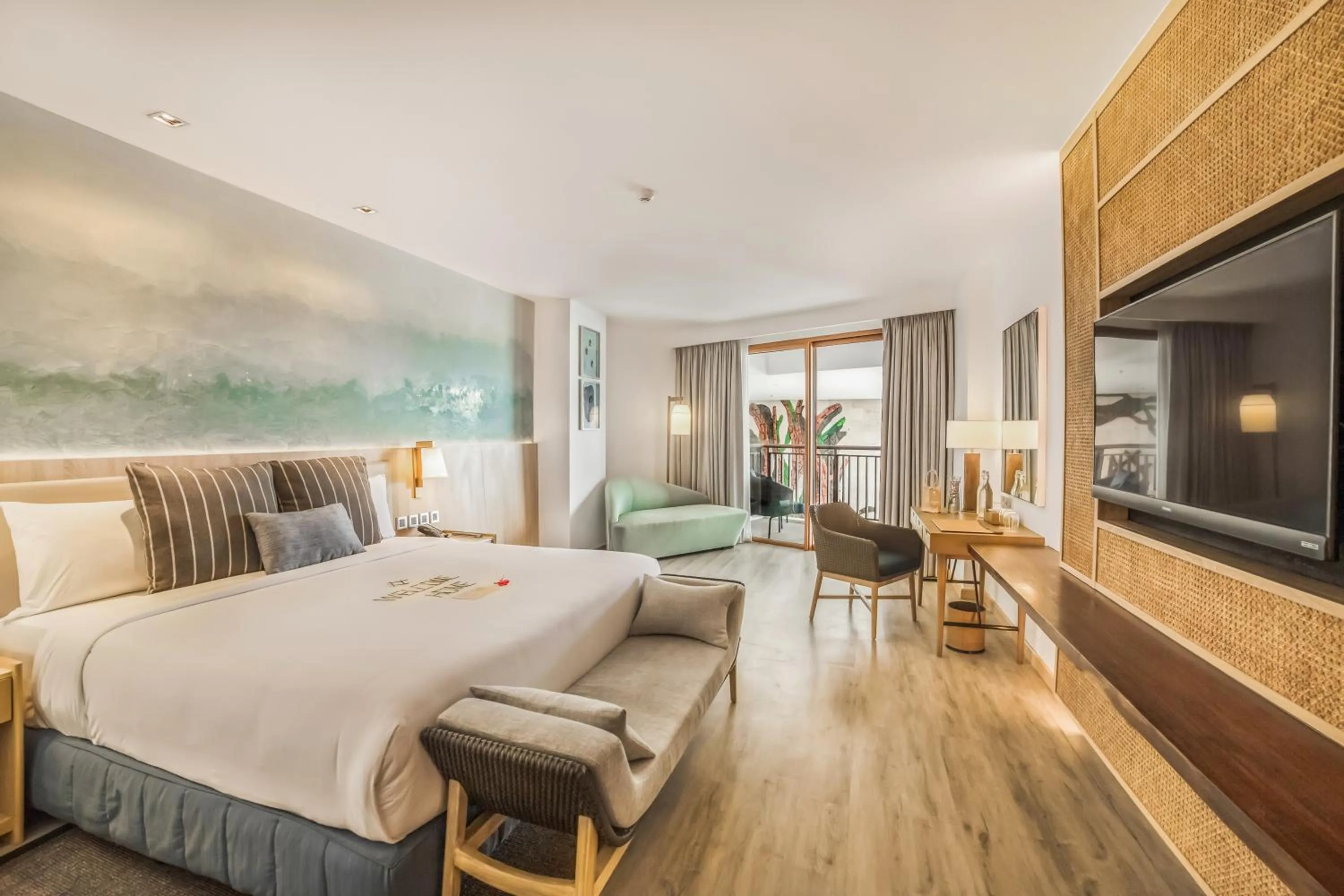 Property building, Bed in Modala Beach Resort