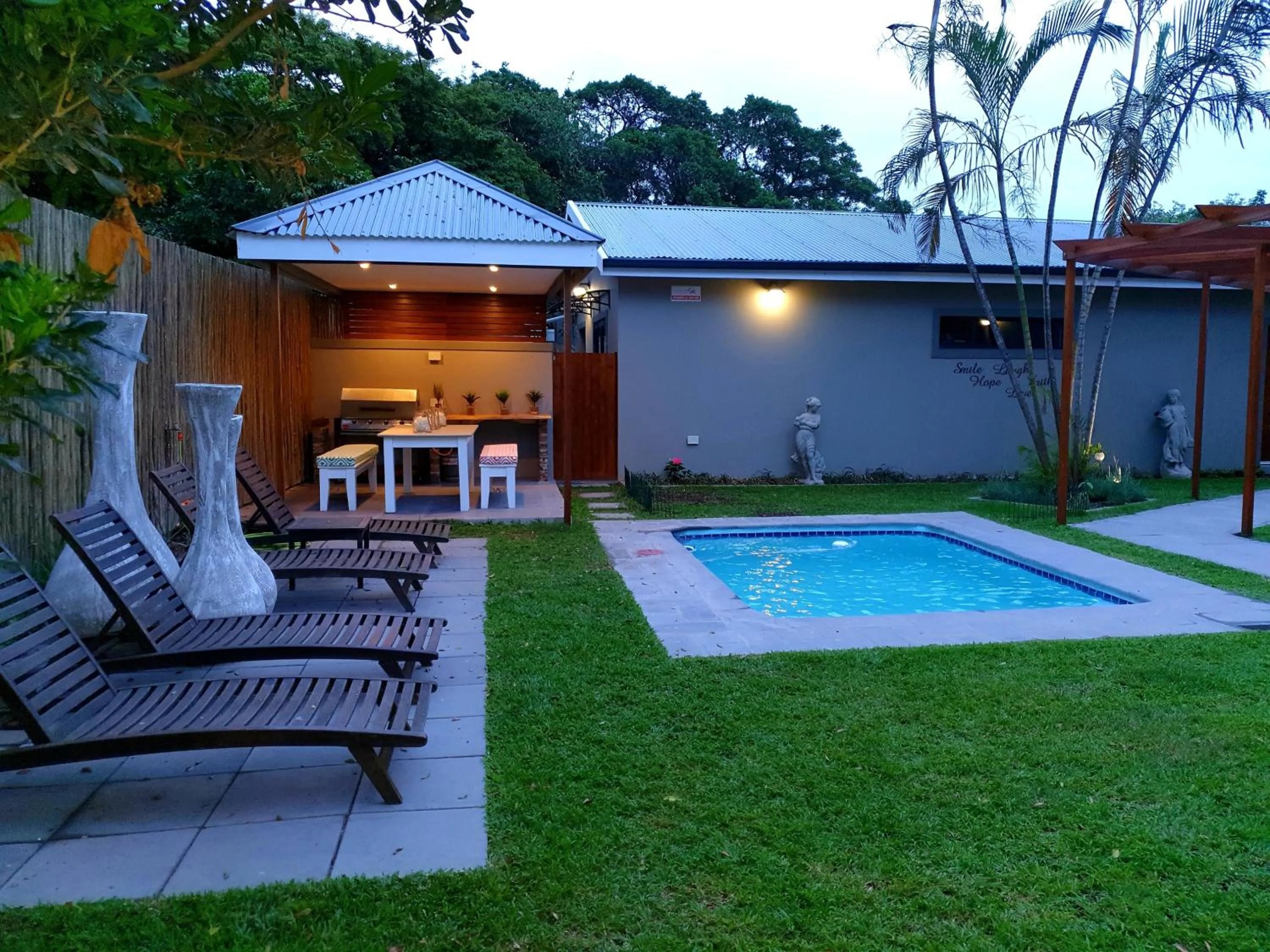 BBQ facilities in Hillside Guesthouse Umhlanga
