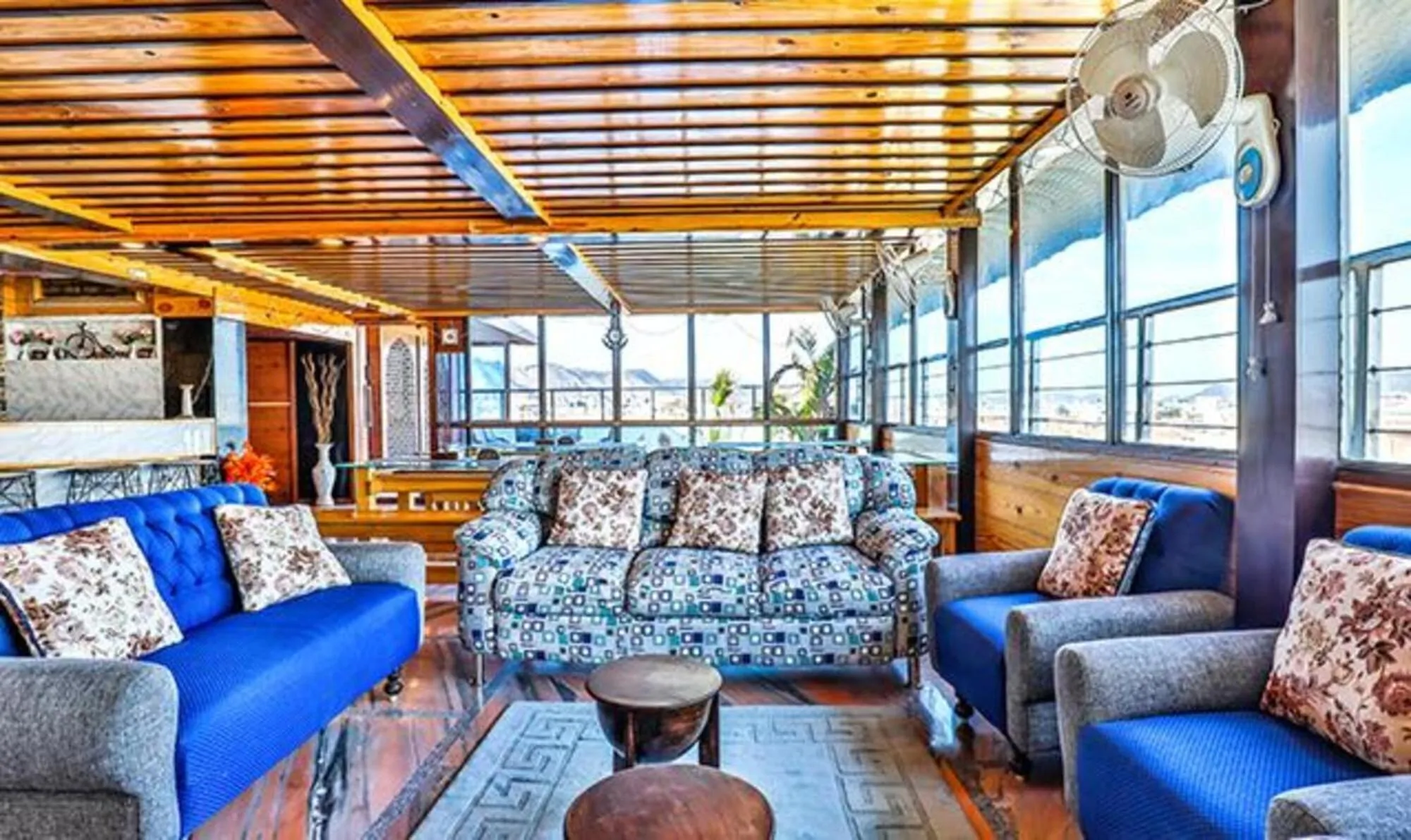 Seating area in The Lodge