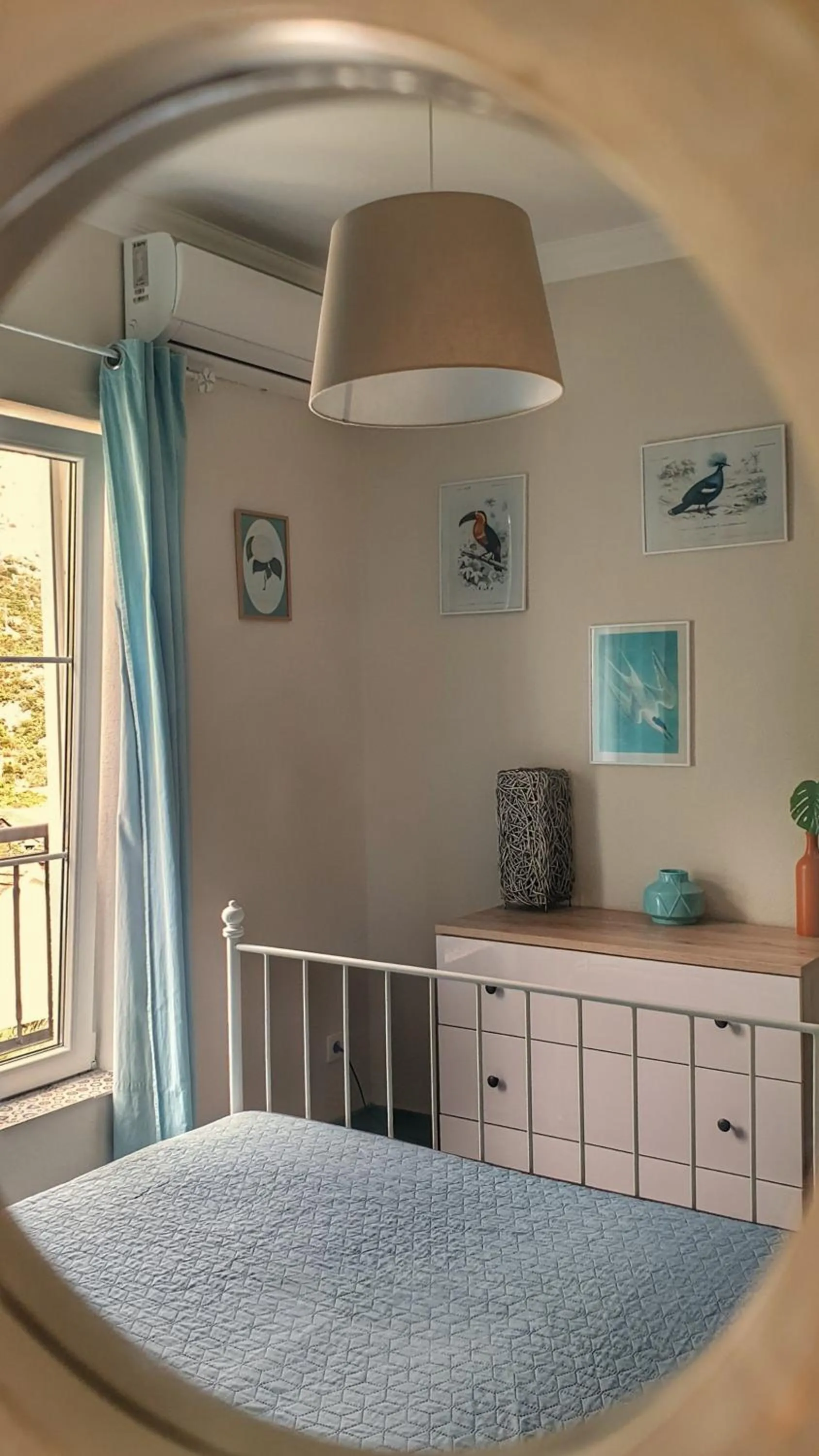 Bedroom, Bed in Apartment Mint&Rose