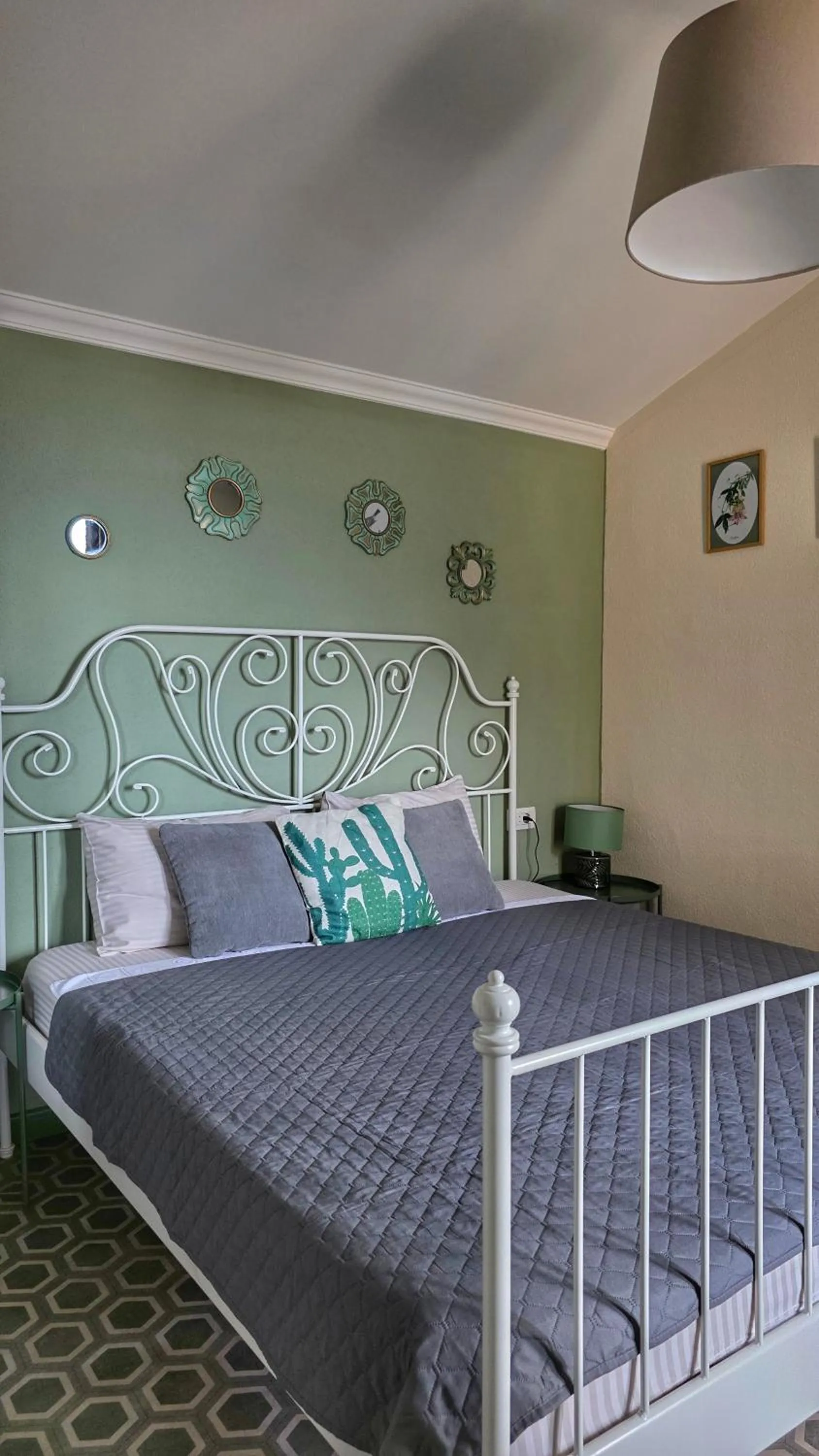 Bed in Apartment Mint&Rose