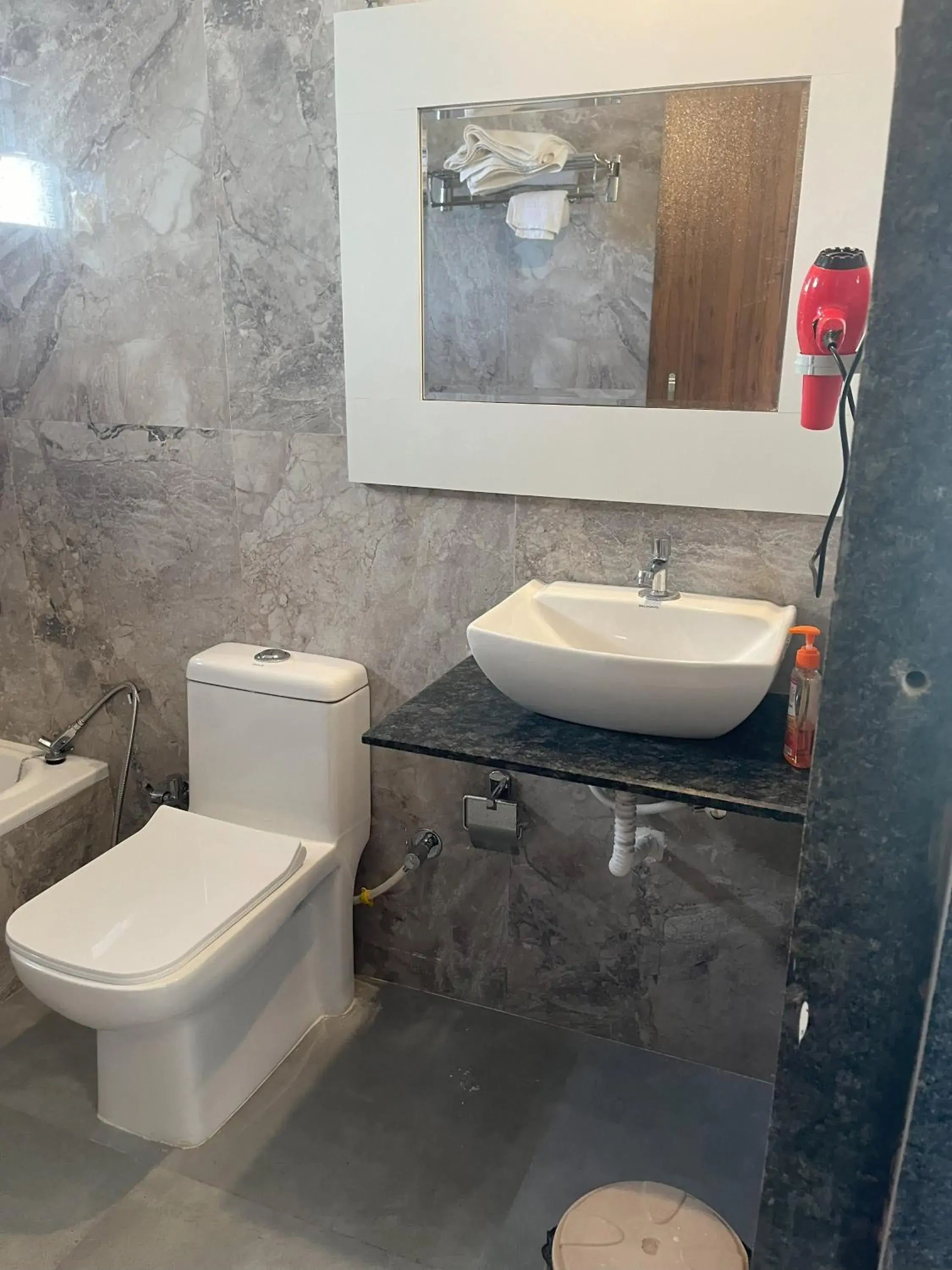 Bathroom in Mango Valley Resort Ganpatipule Bathroom in Mango Valley Resort Ganpatipule