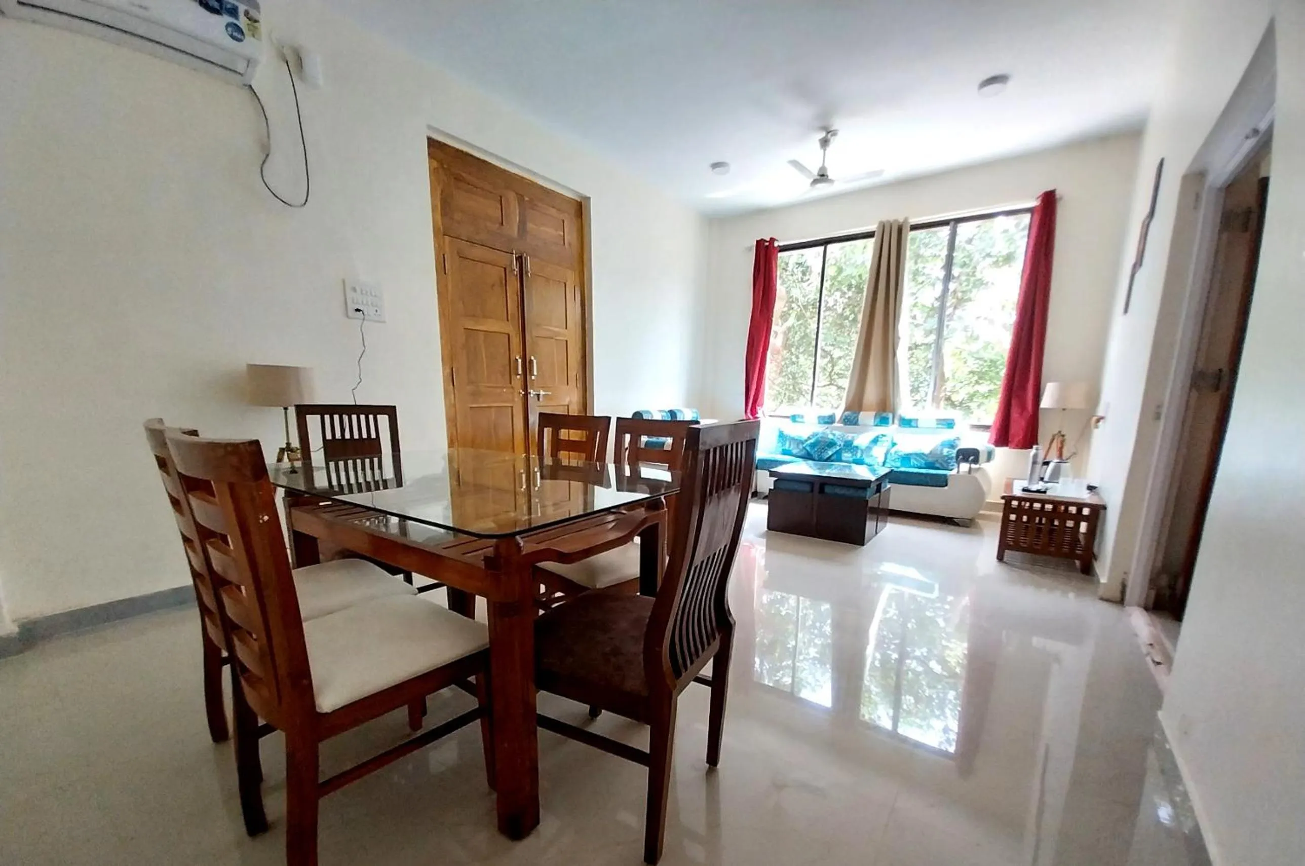 Seating area in Mango Valley Resort Ganpatipule