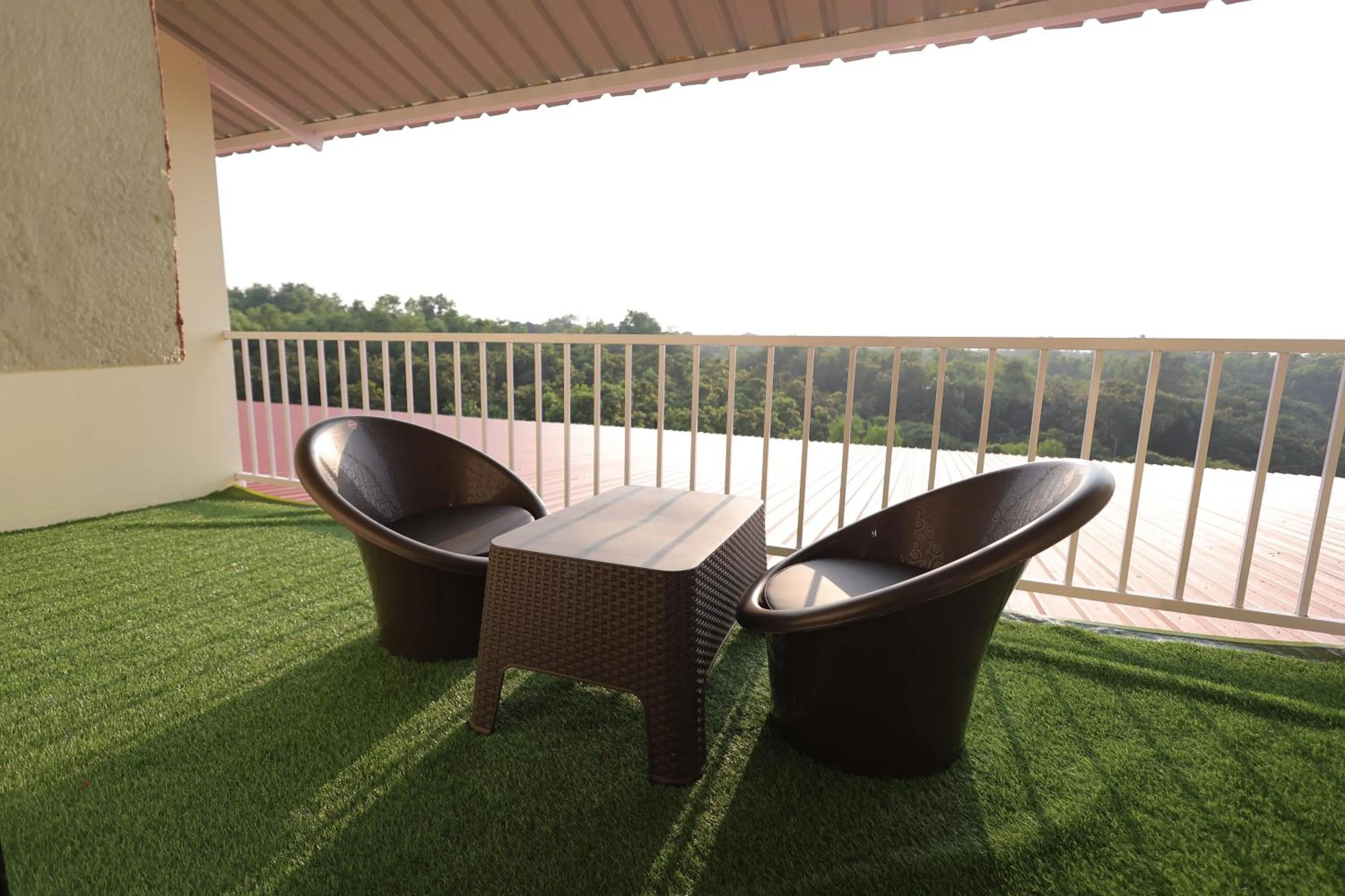 Balcony/Terrace in Mango Valley Resort Ganpatipule