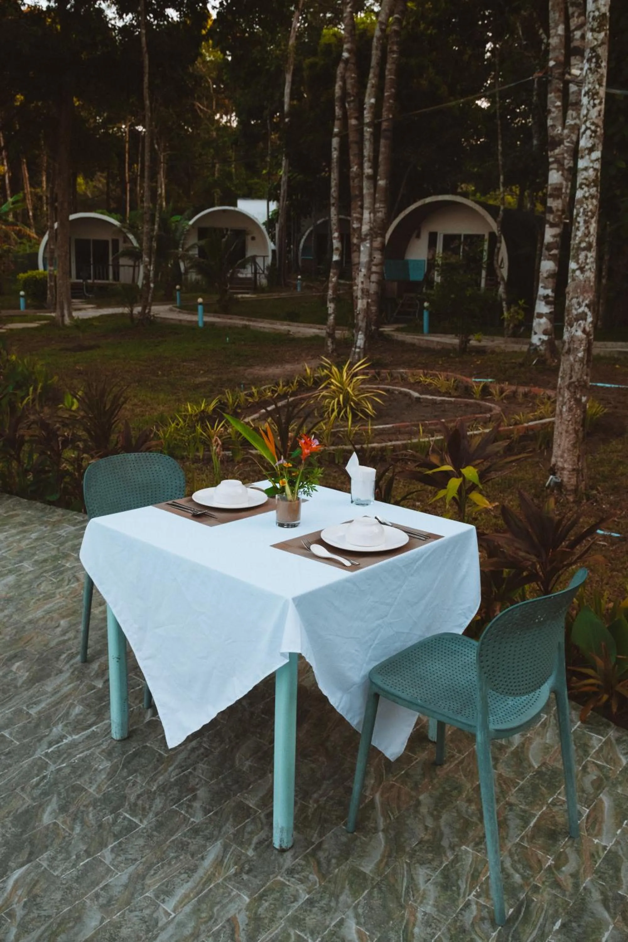 Dining area in Tube Resort by EHM