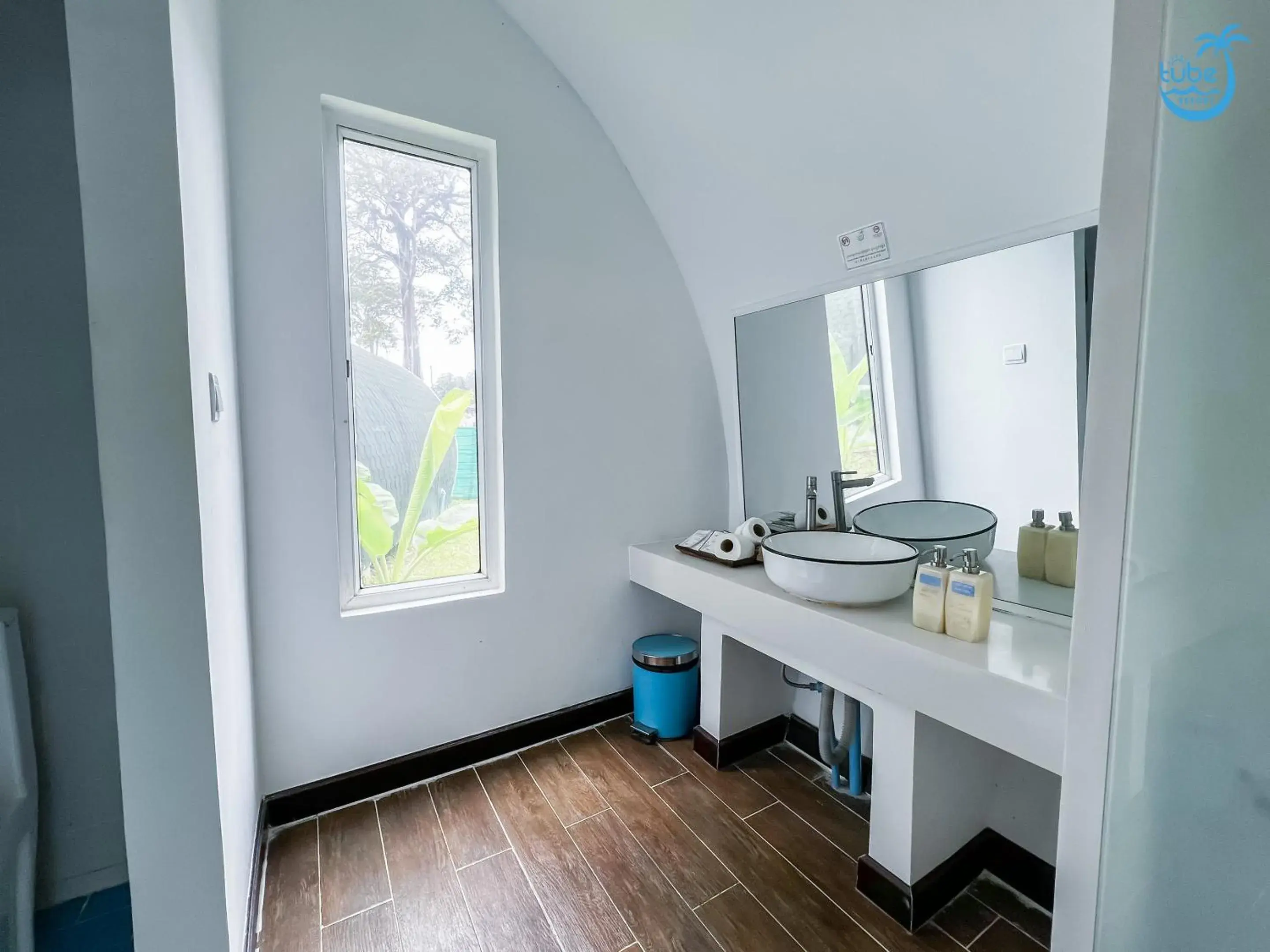 Bathroom in Tube Resort by EHM Bathroom in Tube Resort by EHM