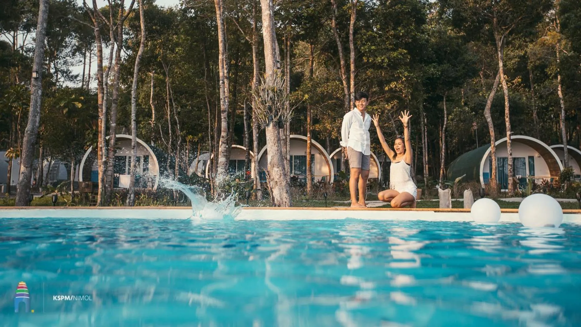 Swimming pool in Tube Resort by EHM