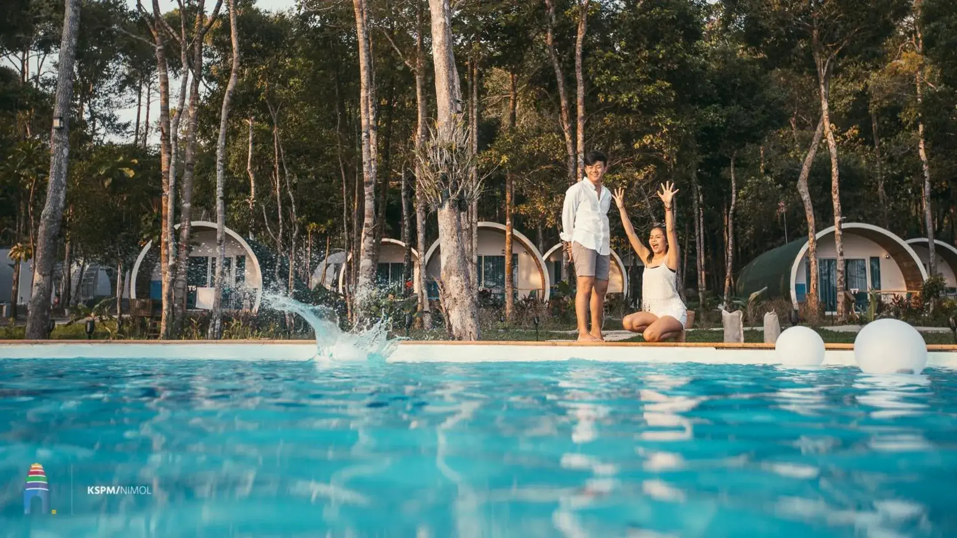 Swimming pool in Tube Resort by EHM Swimming pool in Tube Resort by EHM