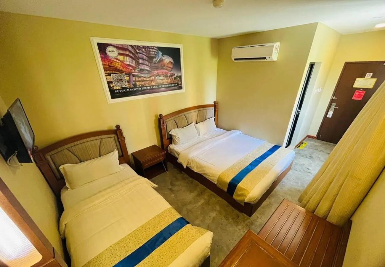 Bed in Aladdin Dream Hotel