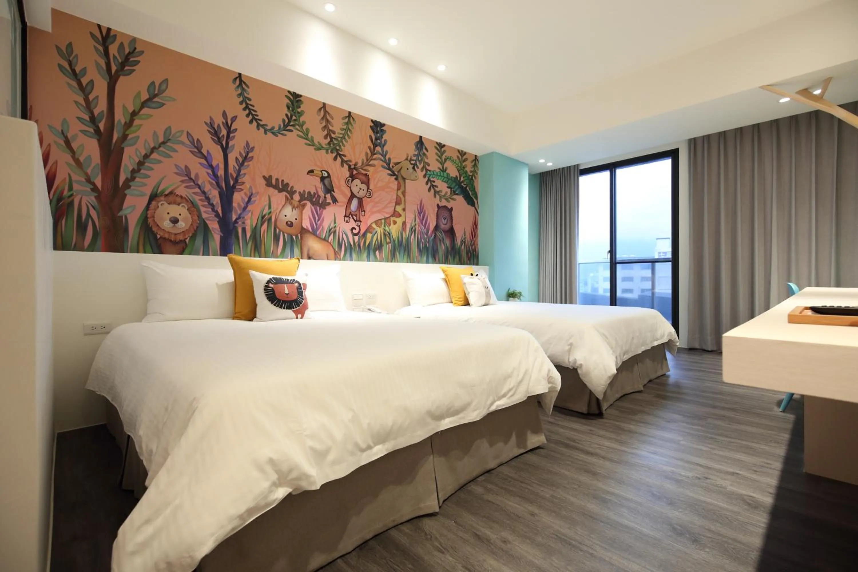 Quadruple Room with Balcony in Na San Na Hai B&B