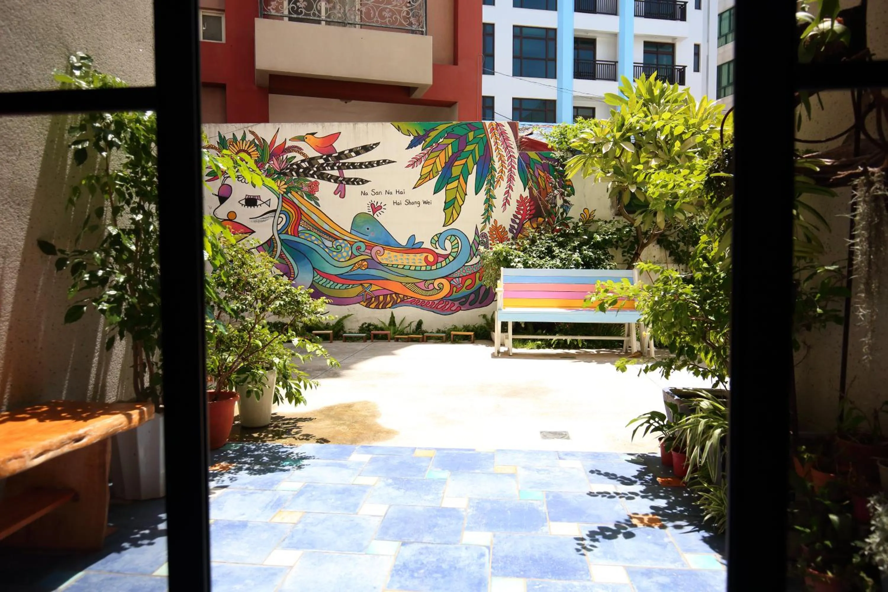 Garden in Na San Na Hai B&B