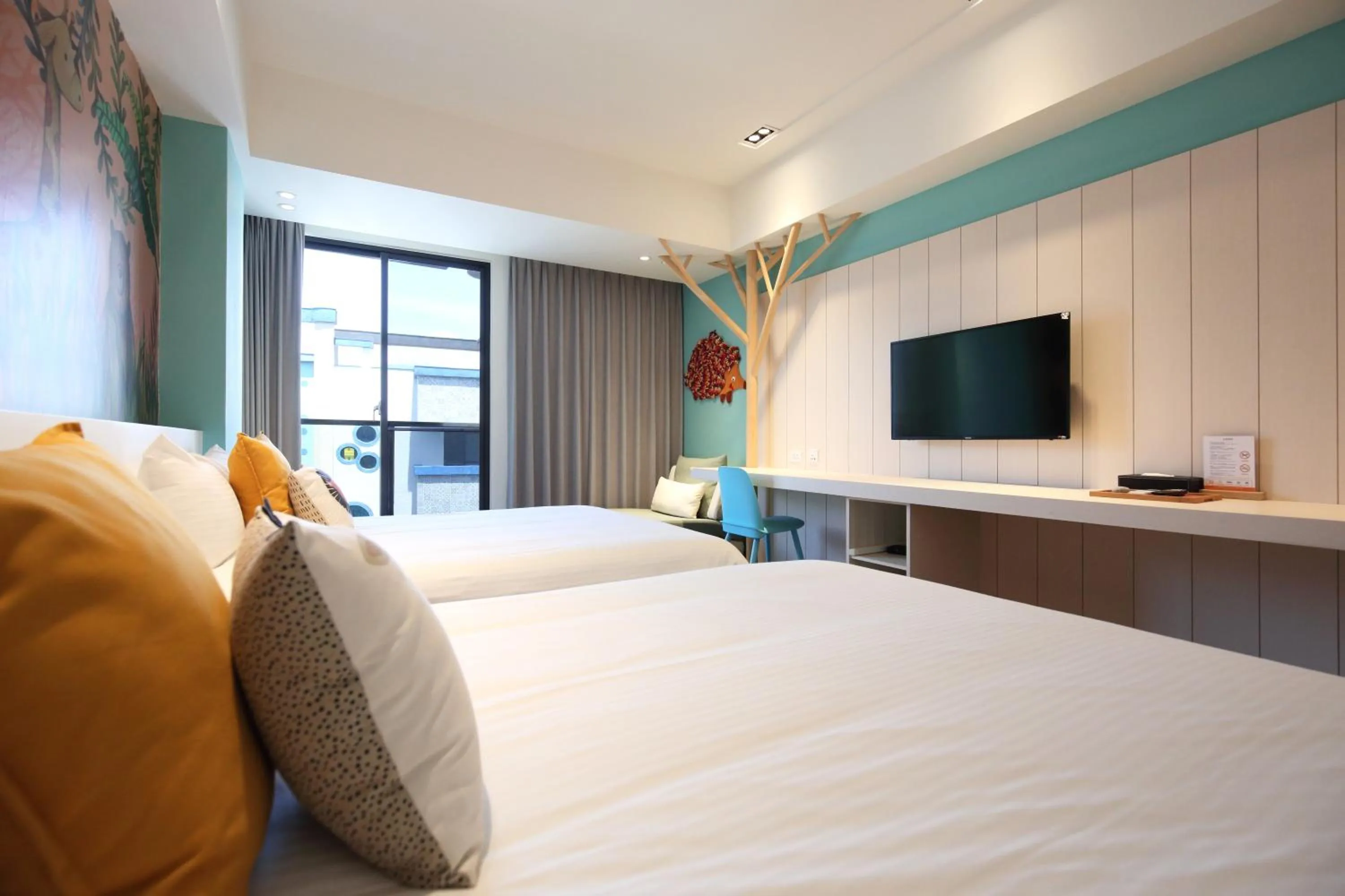 Quadruple Room with Balcony in Na San Na Hai B&B