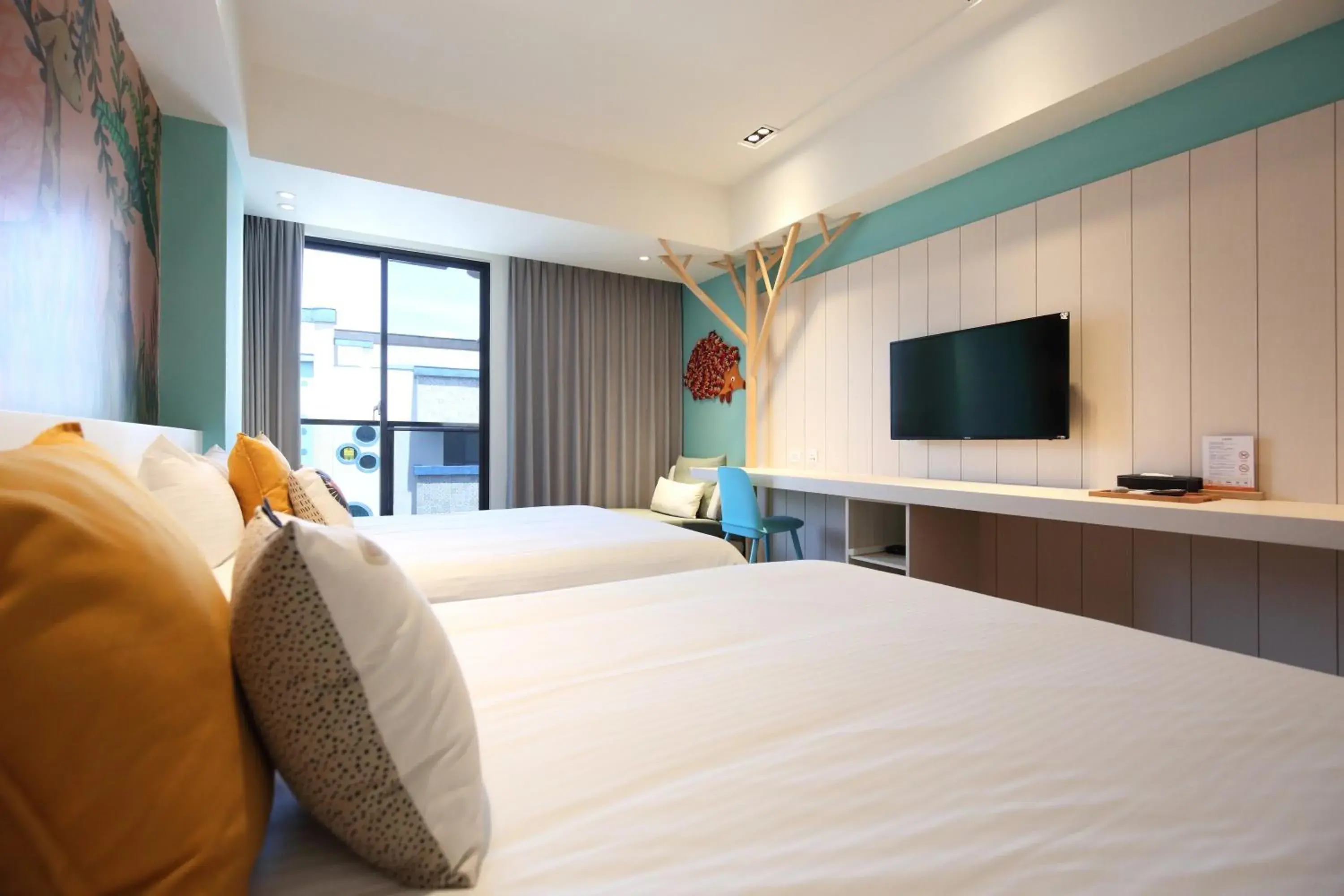 Quadruple Room with Balcony in Na San Na Hai B&B Quadruple Room with Balcony in Na San Na Hai B&B