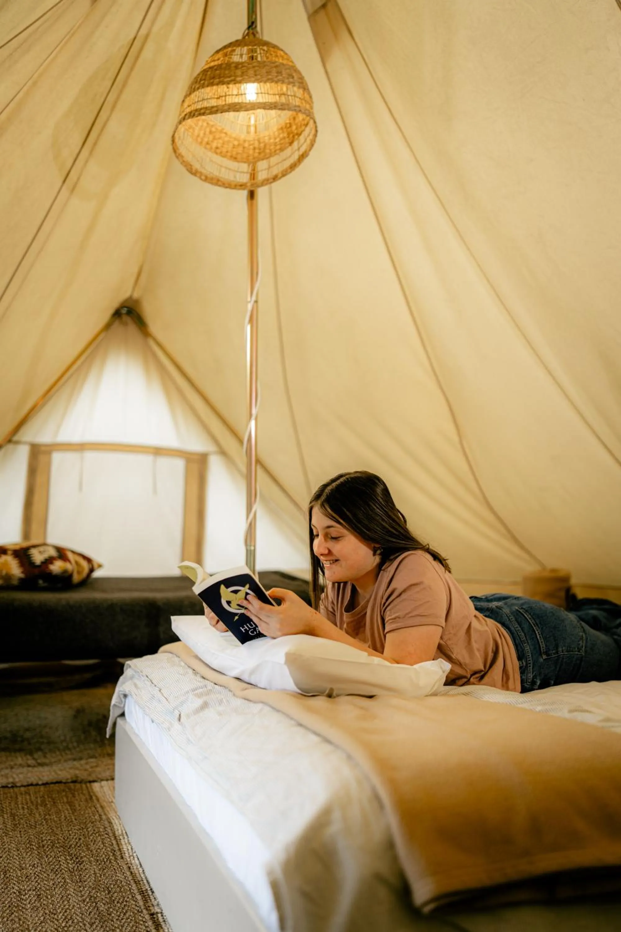 Property building, Bed in Pine Country Caravan Park