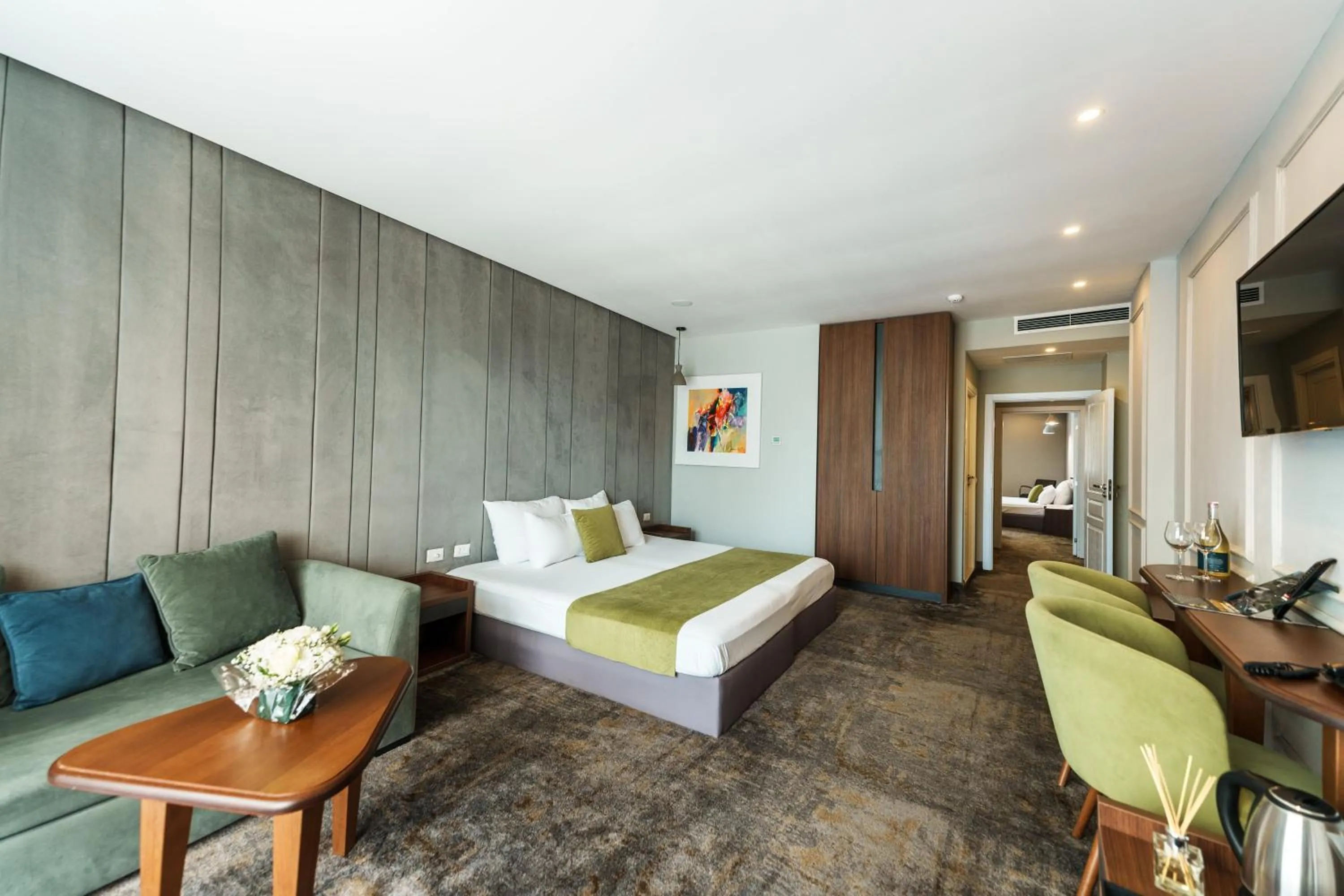 Bed in Medite Spa Resort and Villas