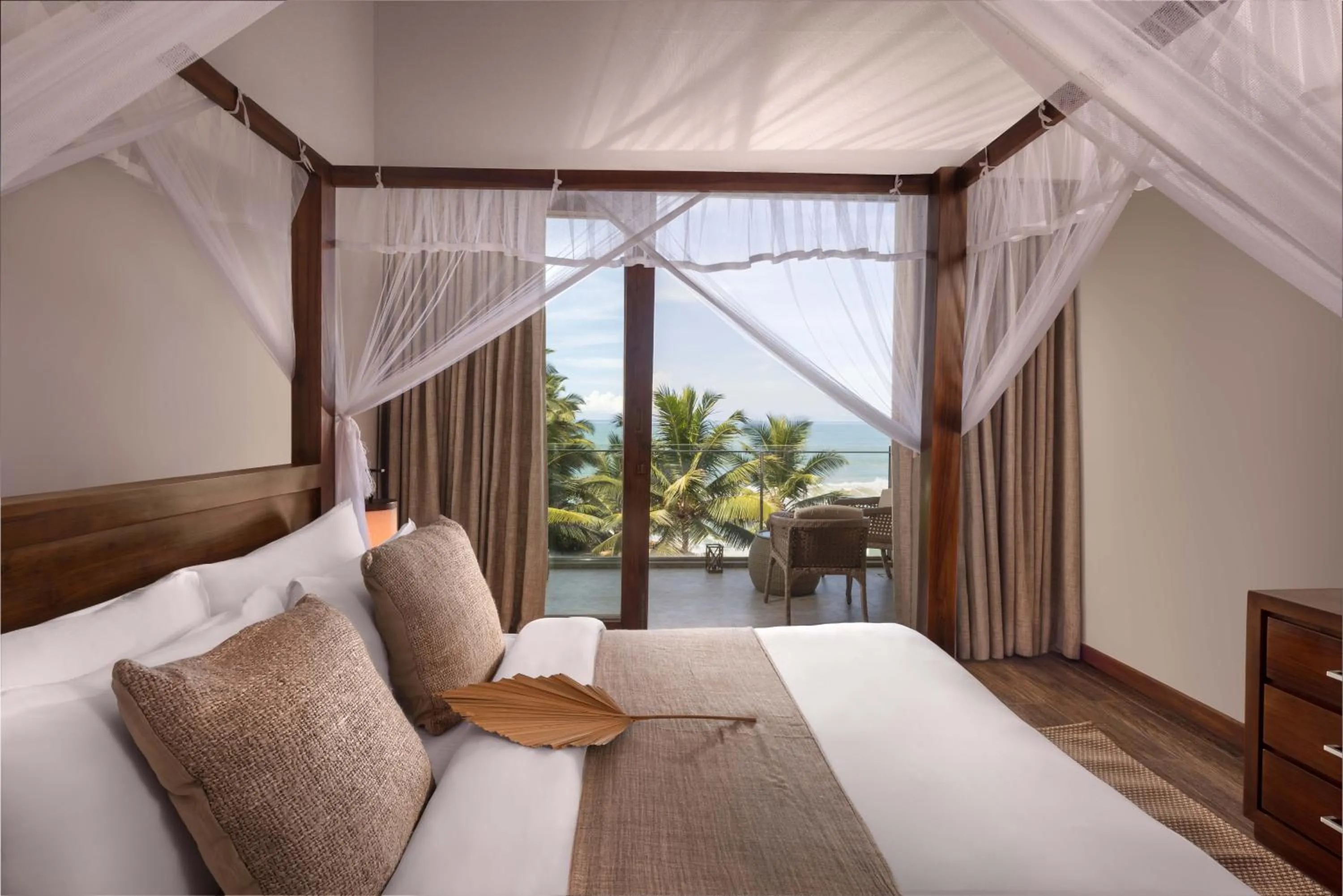 Bed in Villa Blu