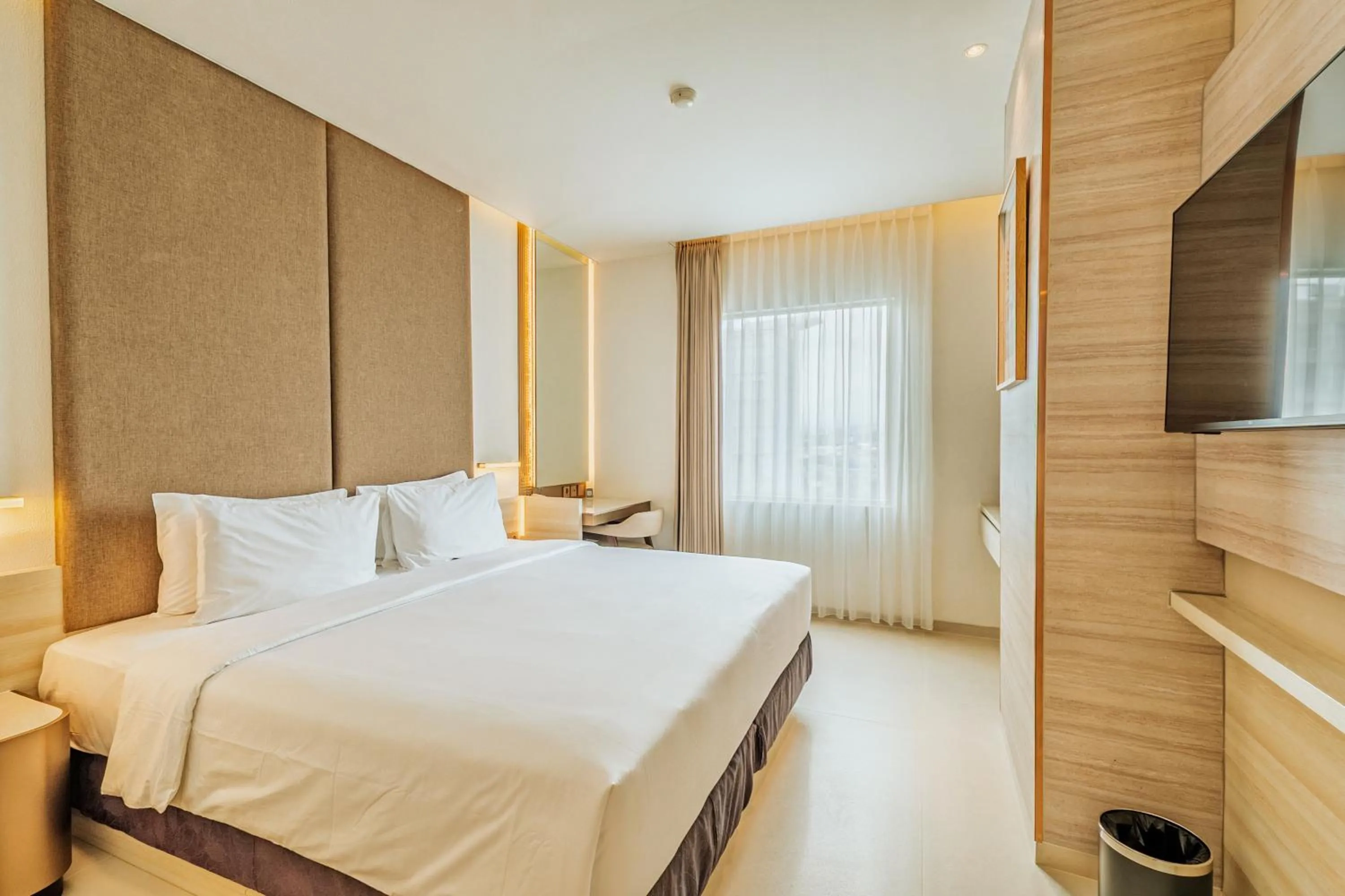 Bed in Gino Feruci Braga by KAGUM Hotels