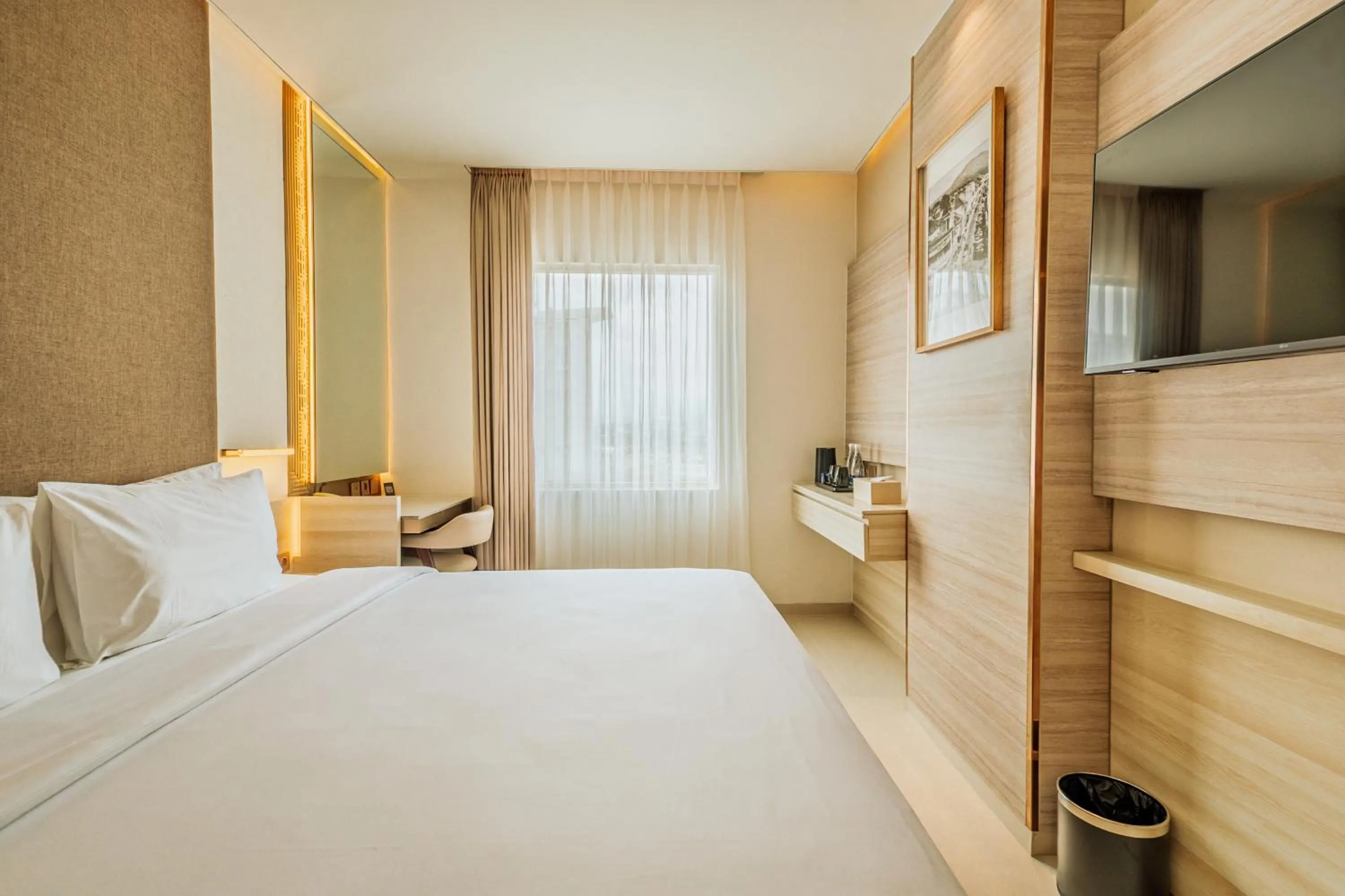 Bed in Gino Feruci Braga by KAGUM Hotels