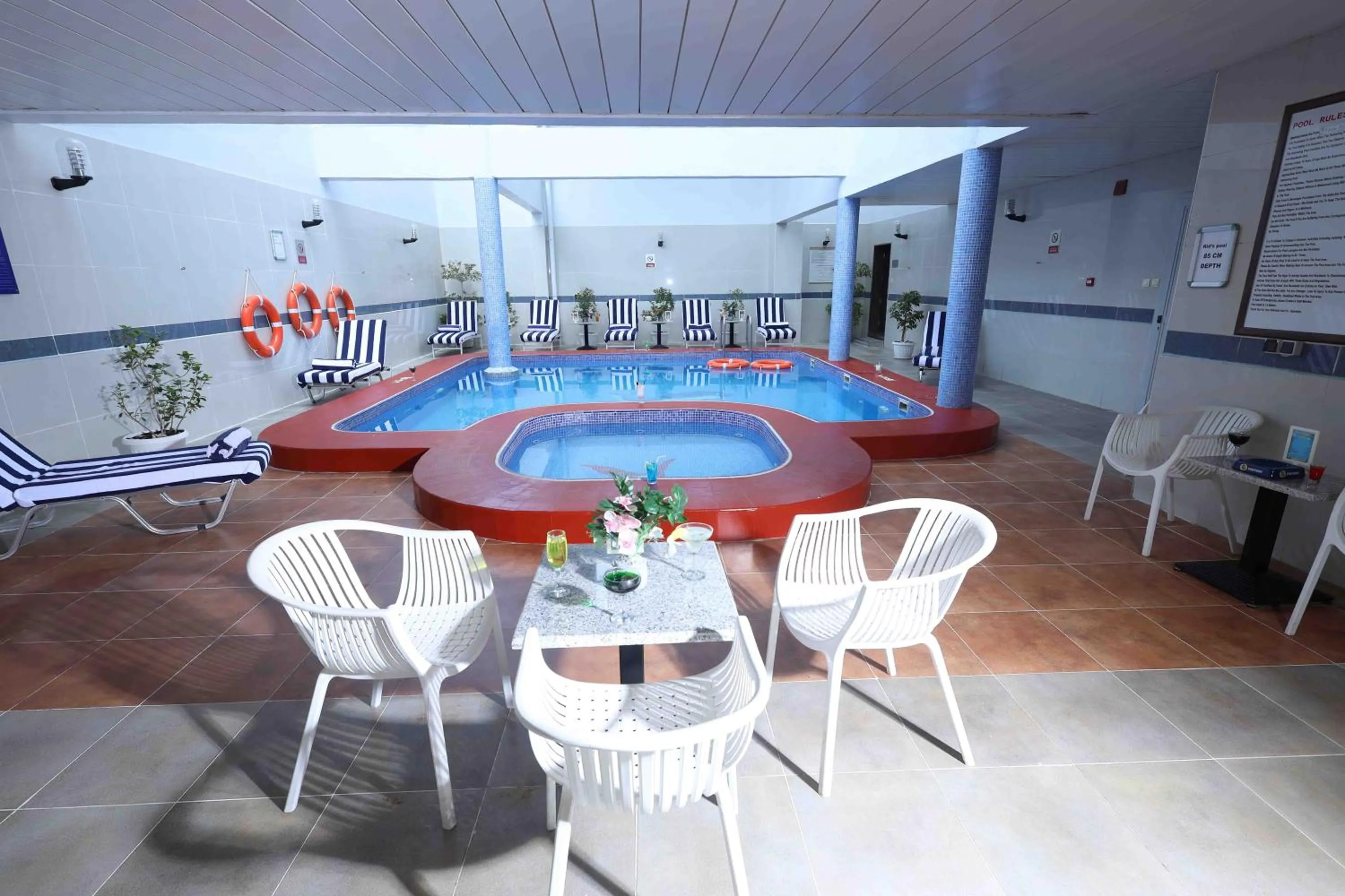 Swimming pool in City Tower Hotel