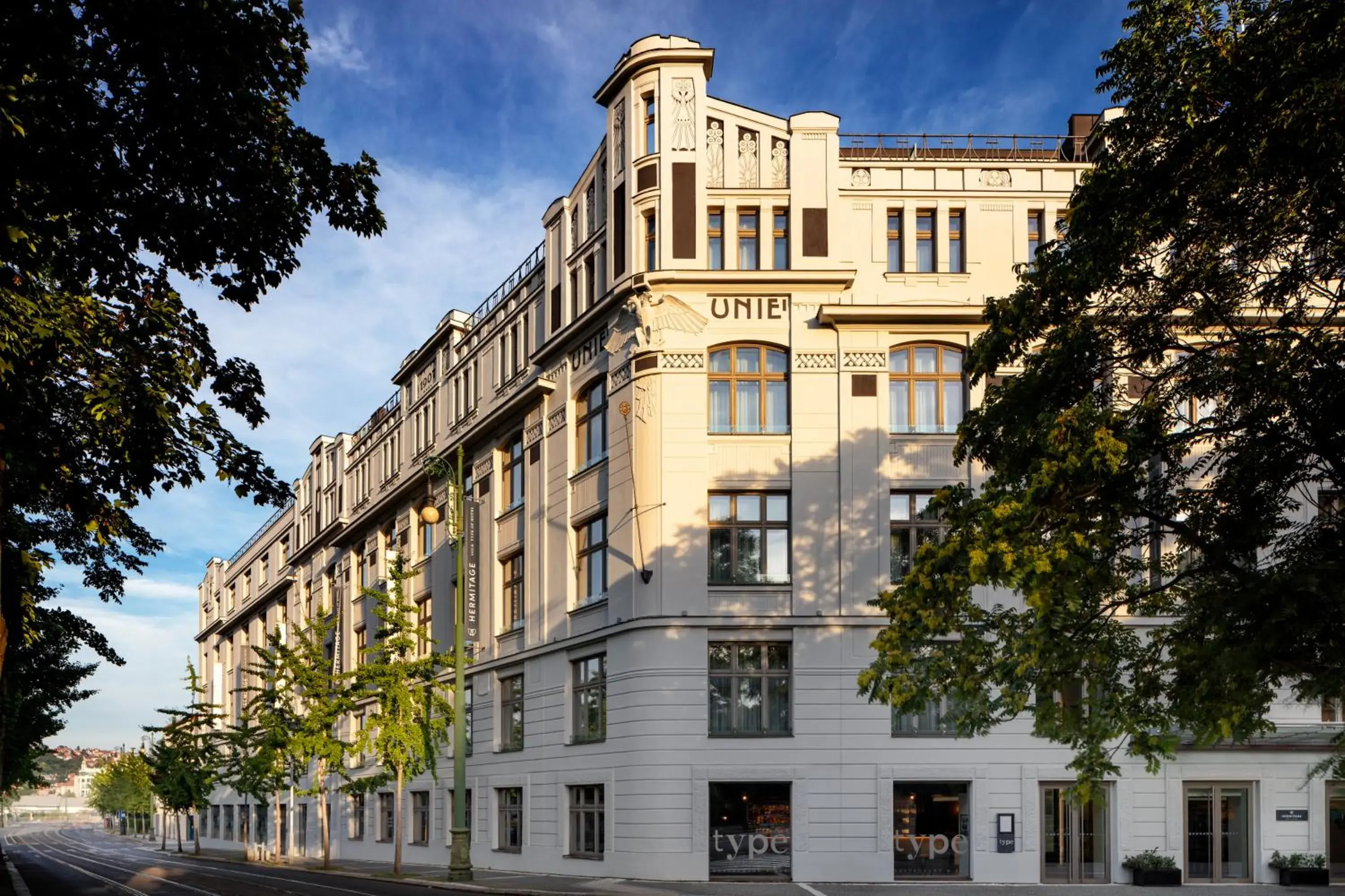 Property building in Hermitage Hotel Prague Property building in Hermitage Hotel Prague