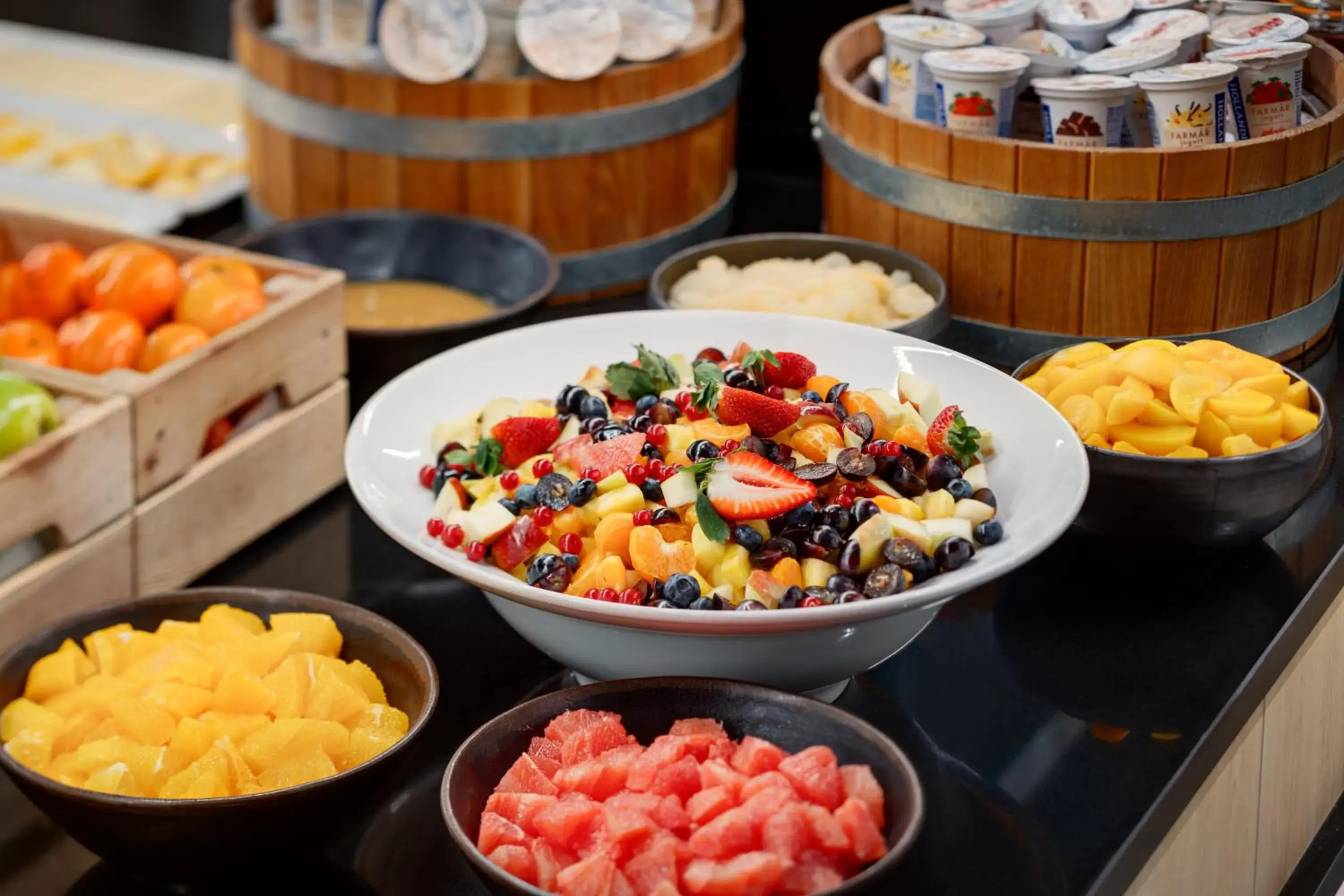 Buffet breakfast in Hermitage Hotel Prague Buffet breakfast in Hermitage Hotel Prague