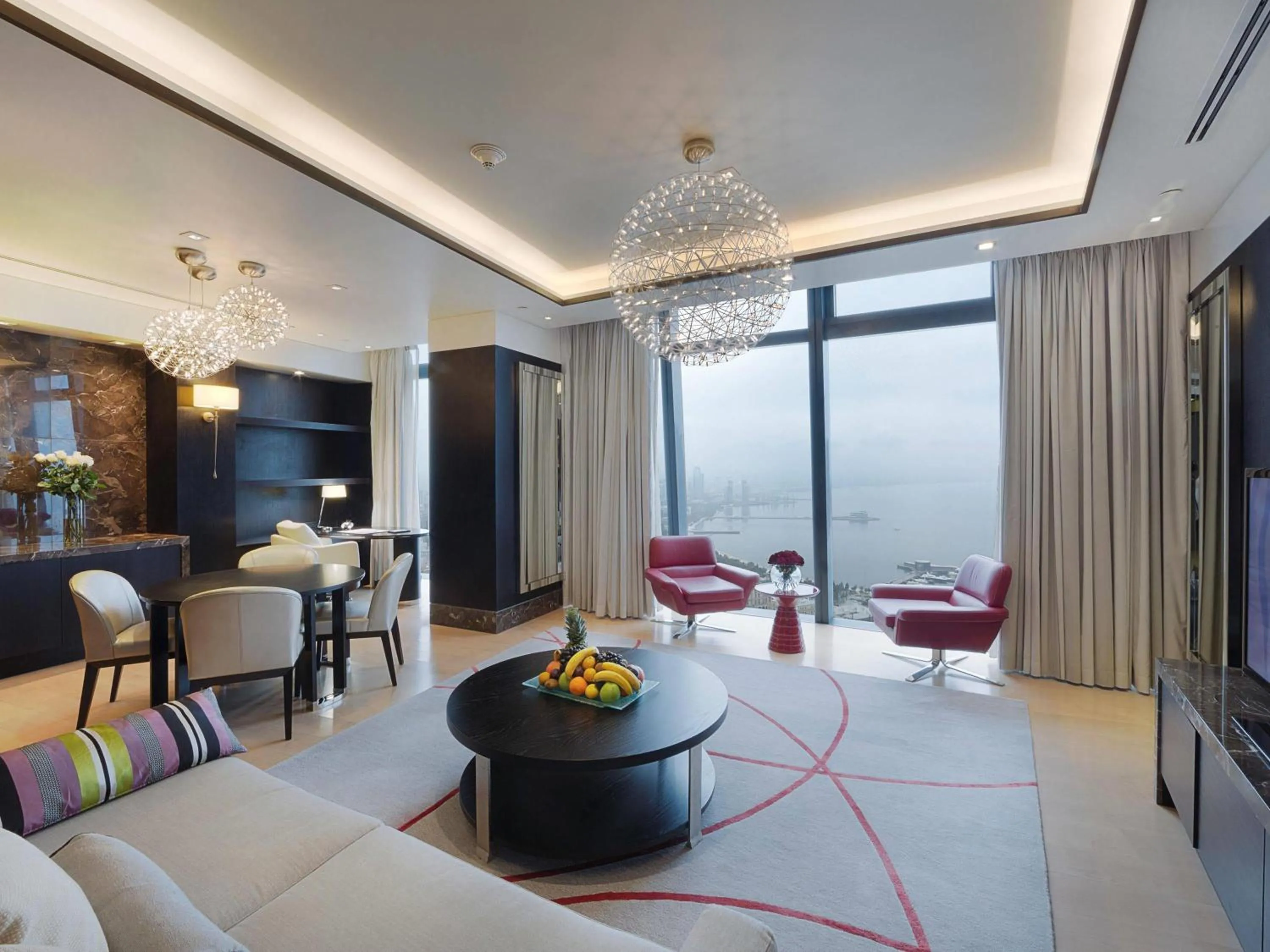 Bedroom in Fairmont Baku, Flame Towers