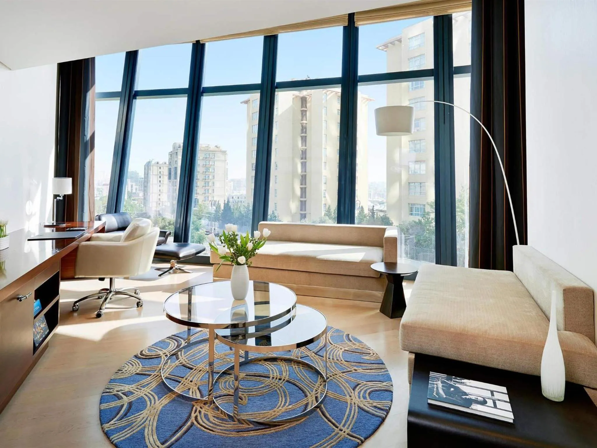 Bedroom in Fairmont Baku, Flame Towers