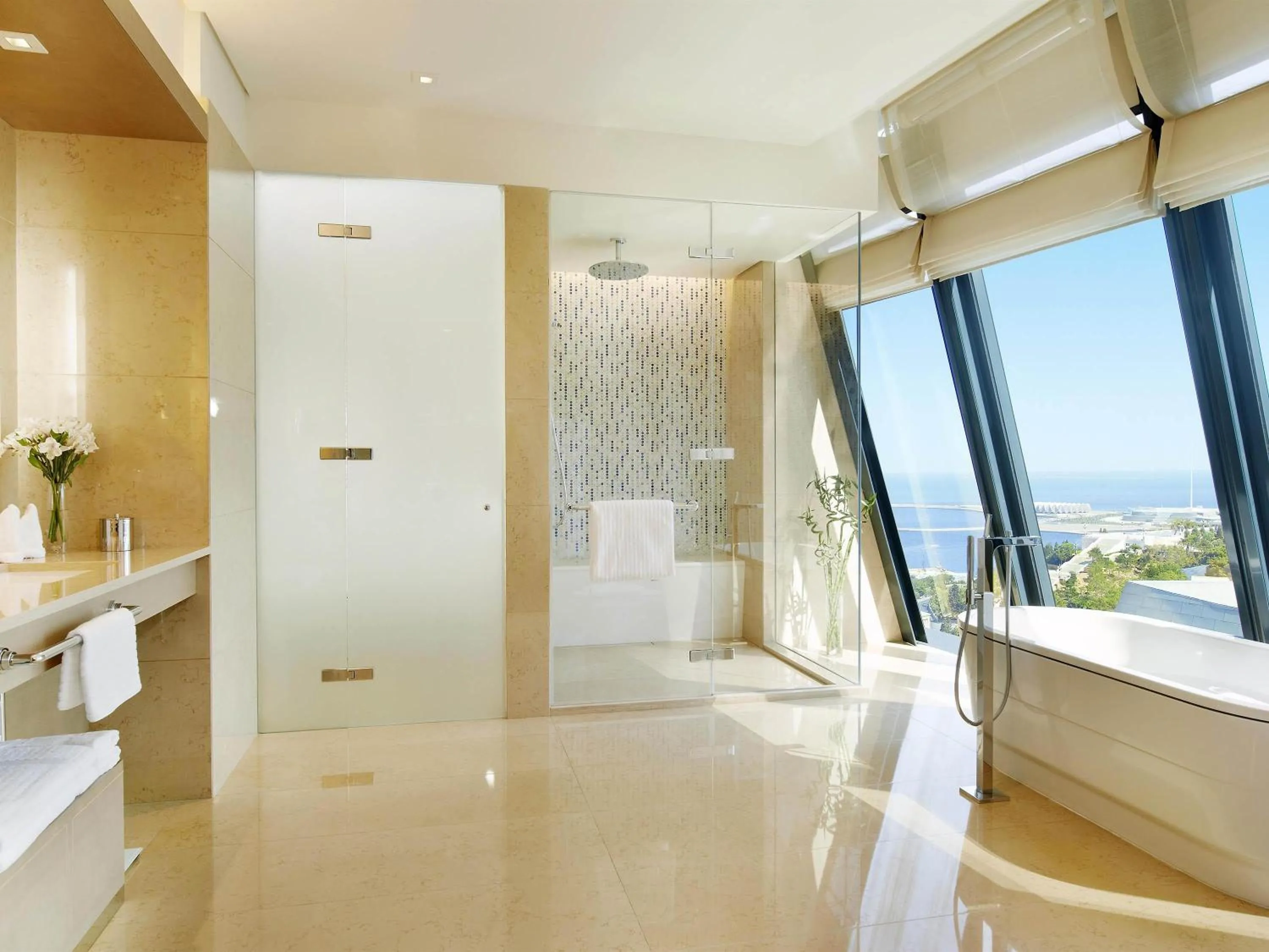 Bedroom in Fairmont Baku, Flame Towers