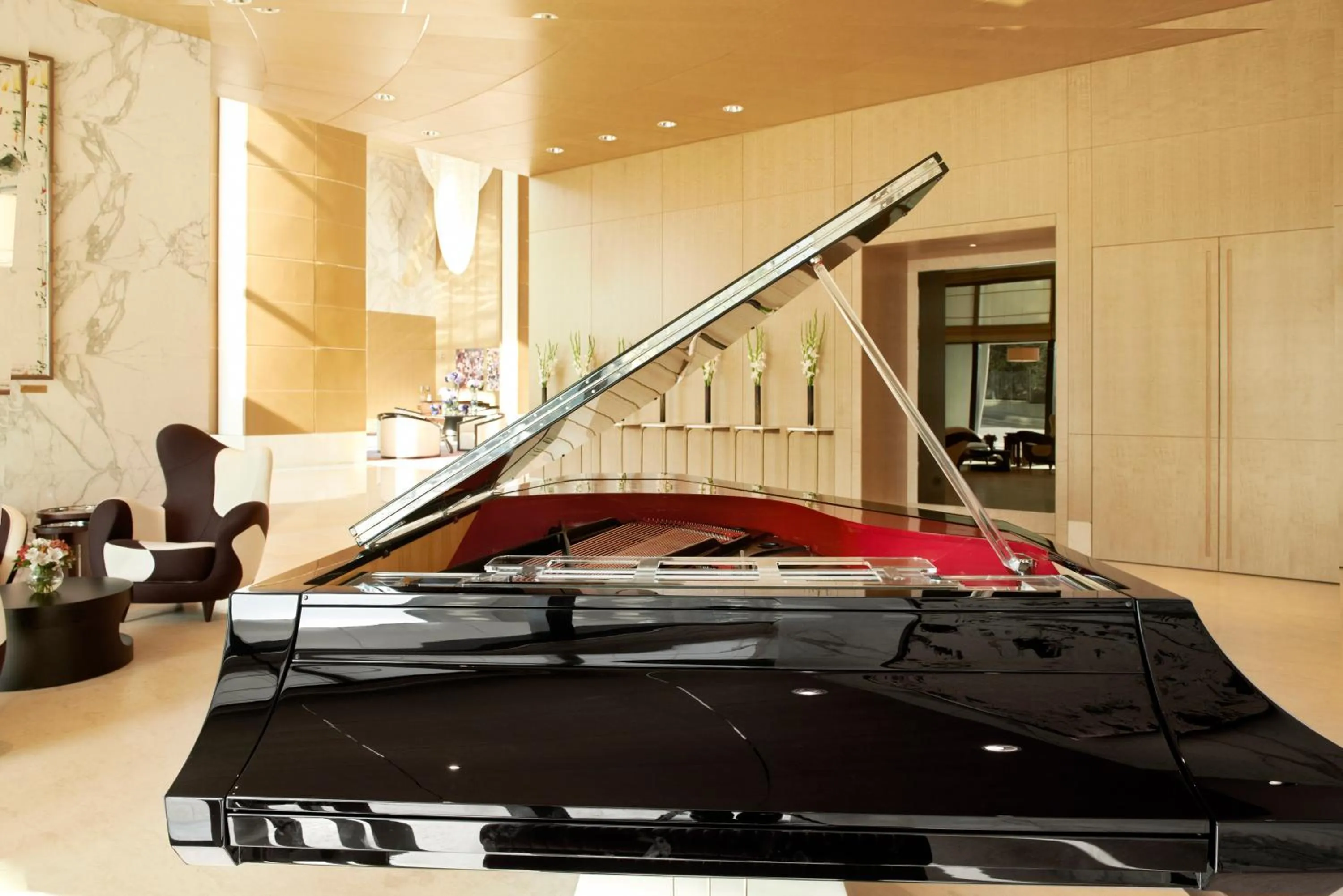 Lounge or bar in Fairmont Baku, Flame Towers