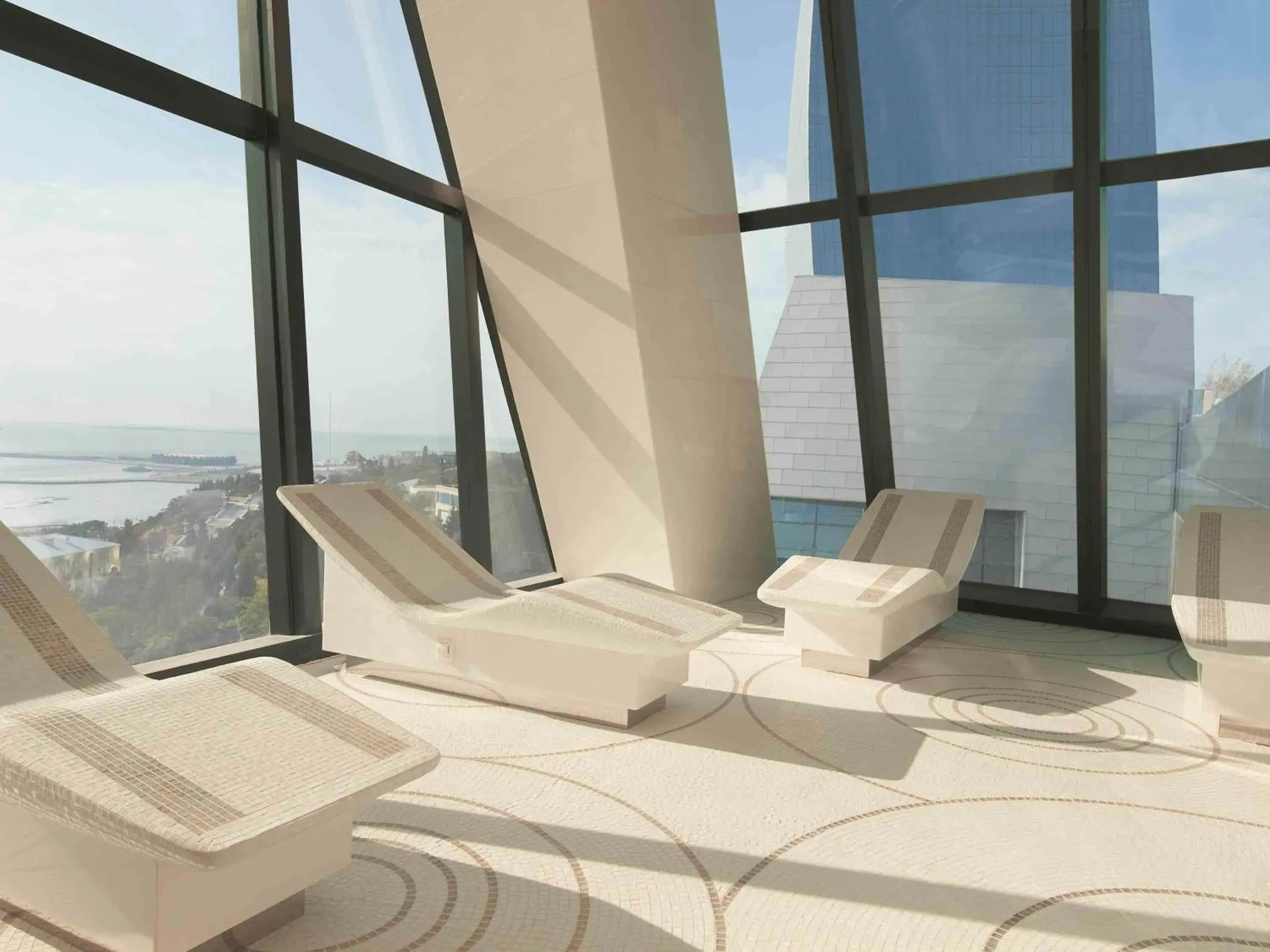 Spa and wellness centre/facilities in Fairmont Baku, Flame Towers Spa and wellness centre/facilities in Fairmont Baku, Flame Towers