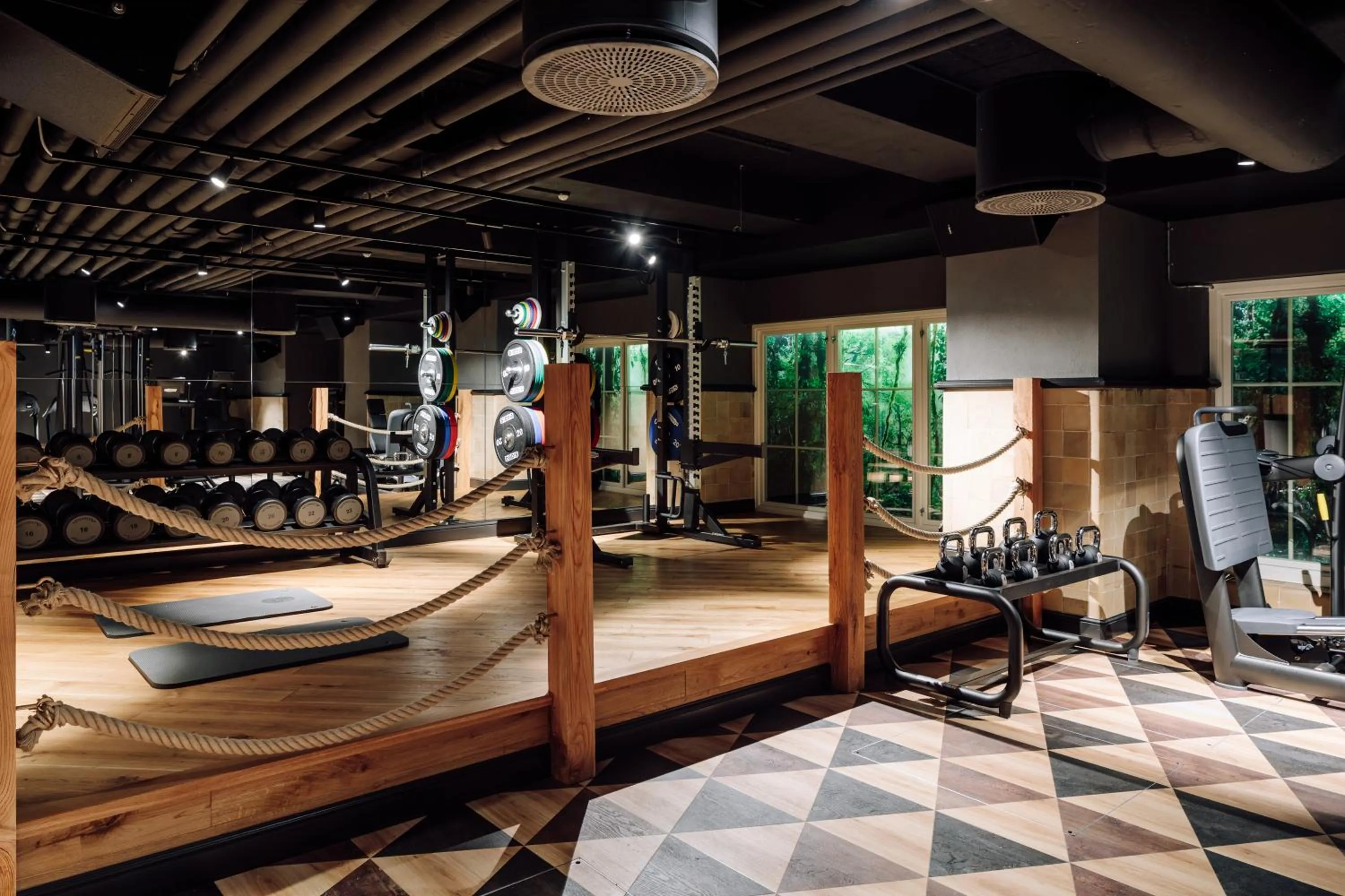 Fitness centre/facilities in Amerikalinjen