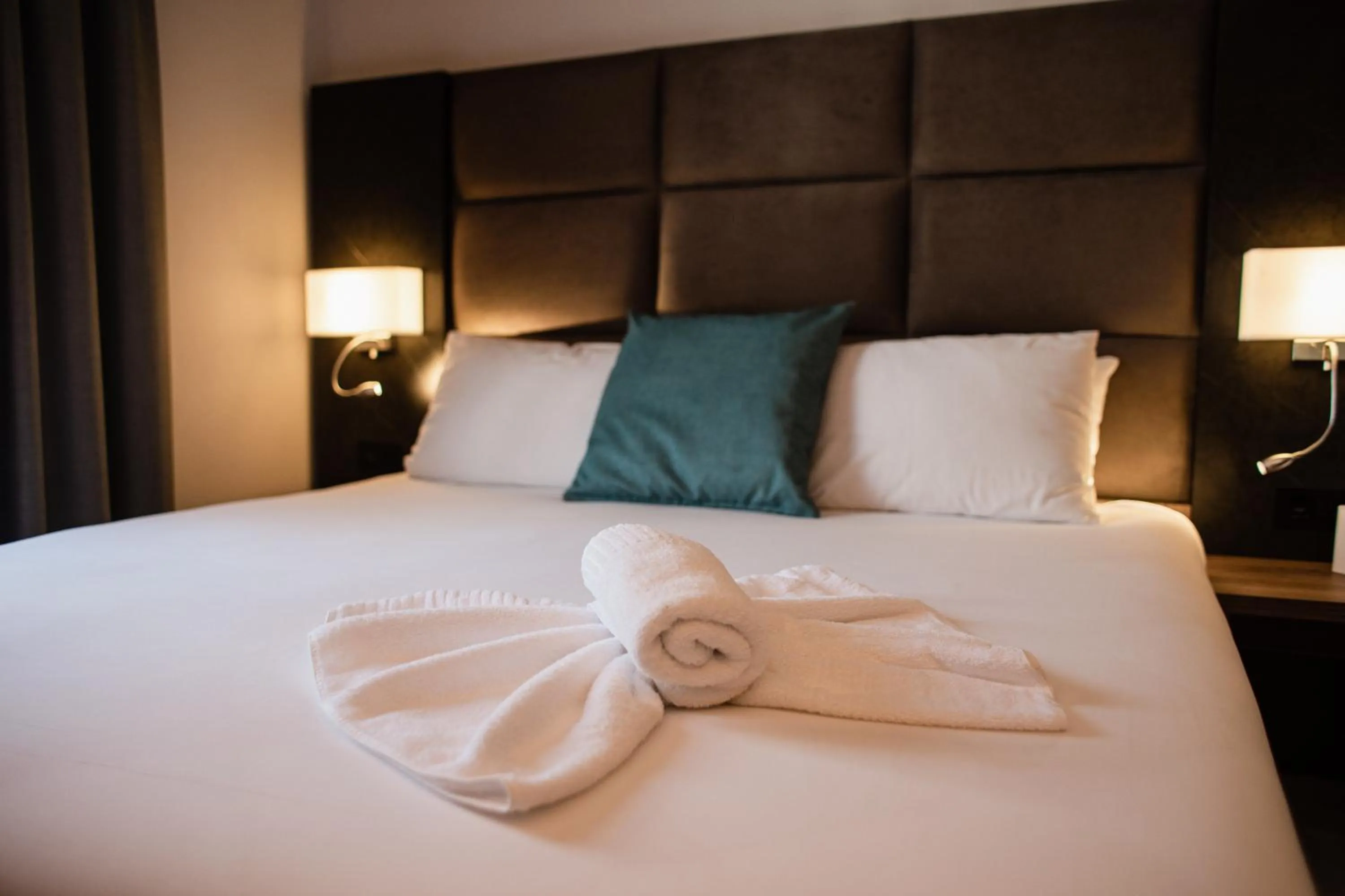 Bed in Pebbles Resort