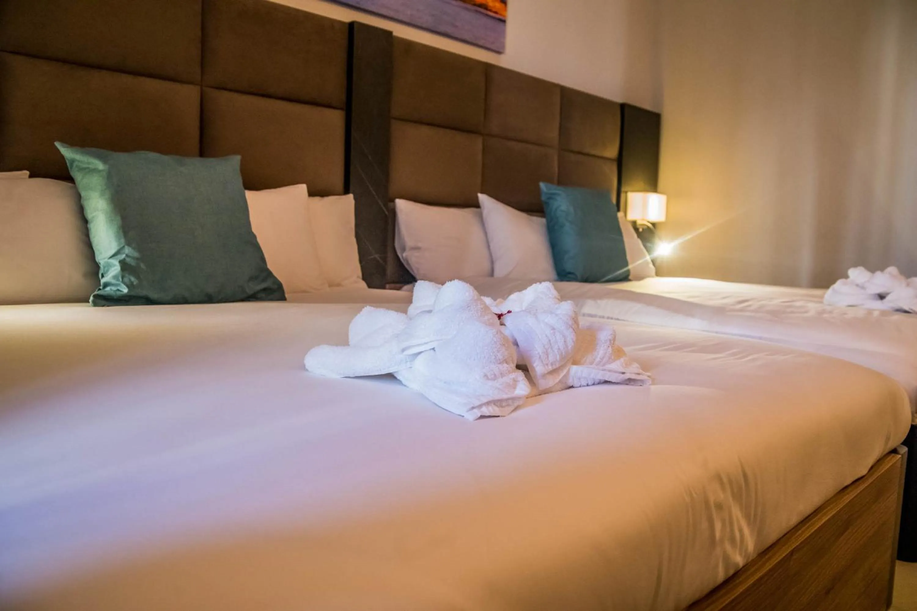 Bed in Pebbles Resort