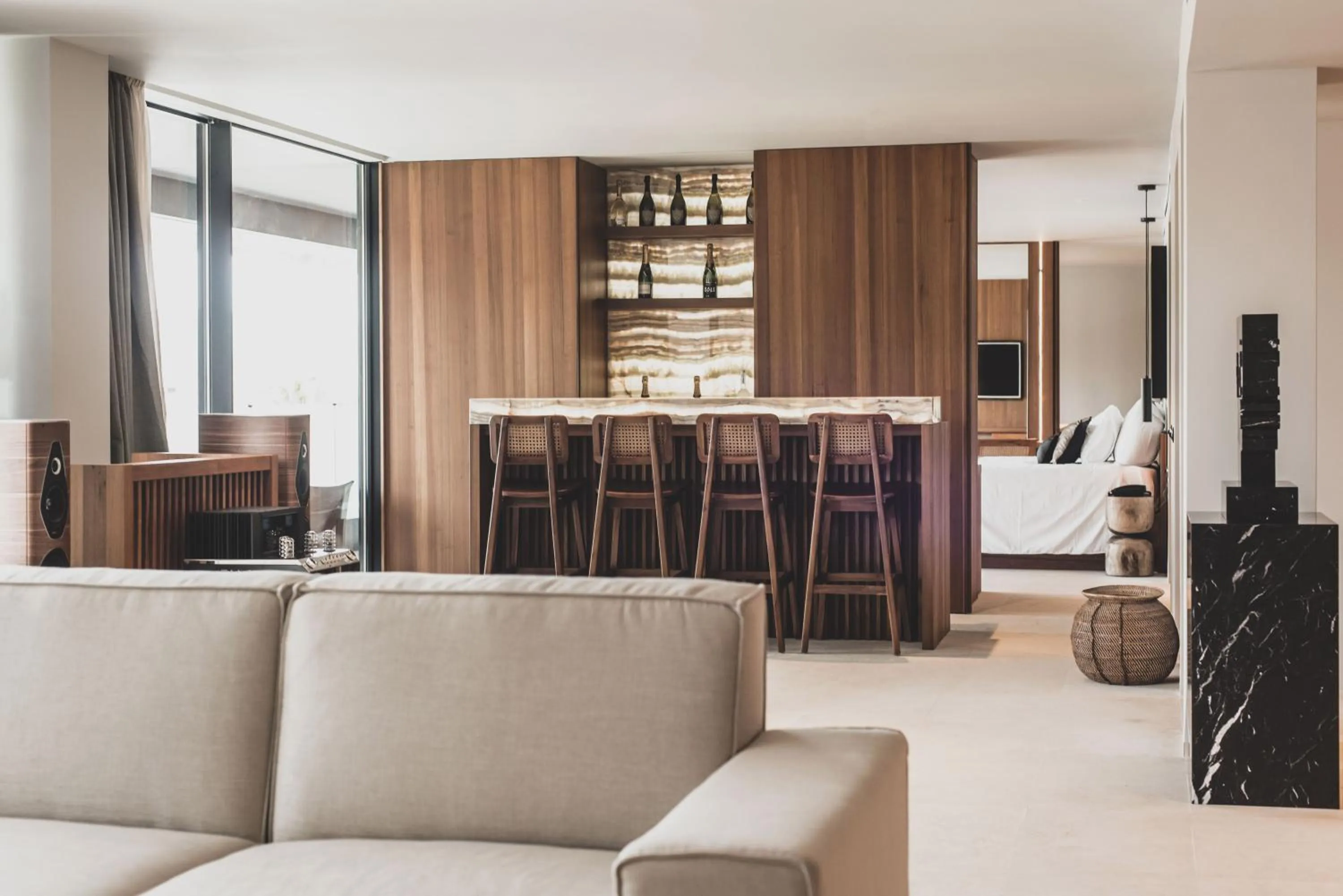 minibar in OKU Ibiza