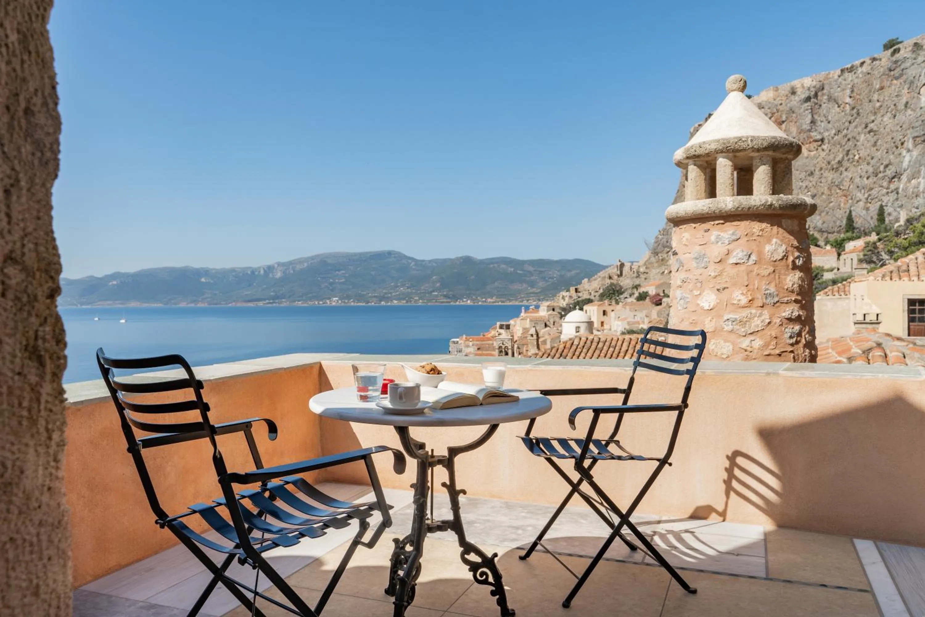 Balcony/Terrace in Bastione Malvasia Hotel (ex New Malvasia)