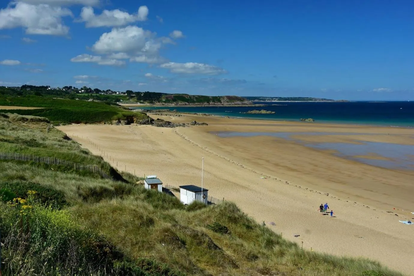 Beach in La Fontaine de Resnel