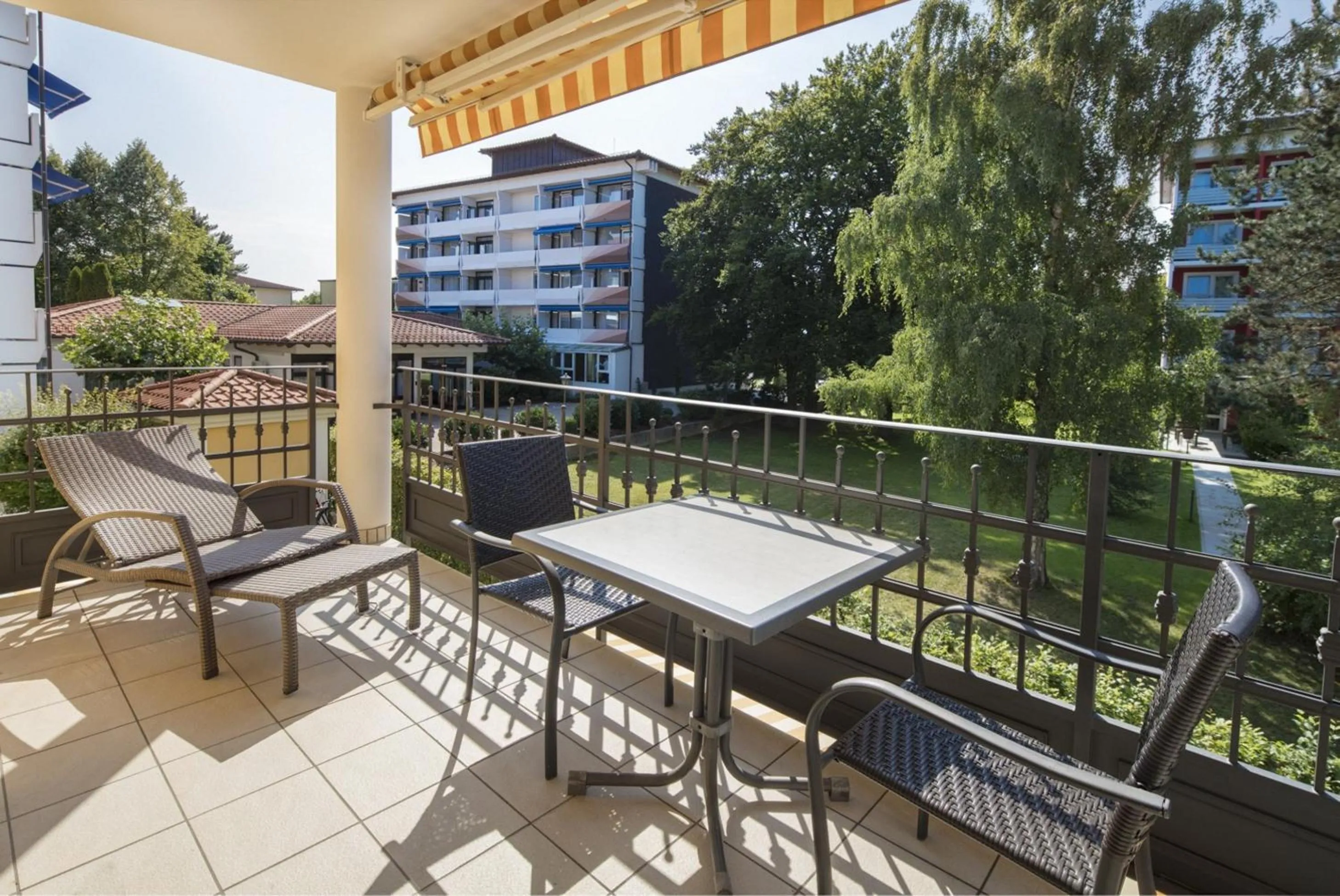 Balcony/Terrace in Hotel Schweizer Hof Thermal und Vital Resort