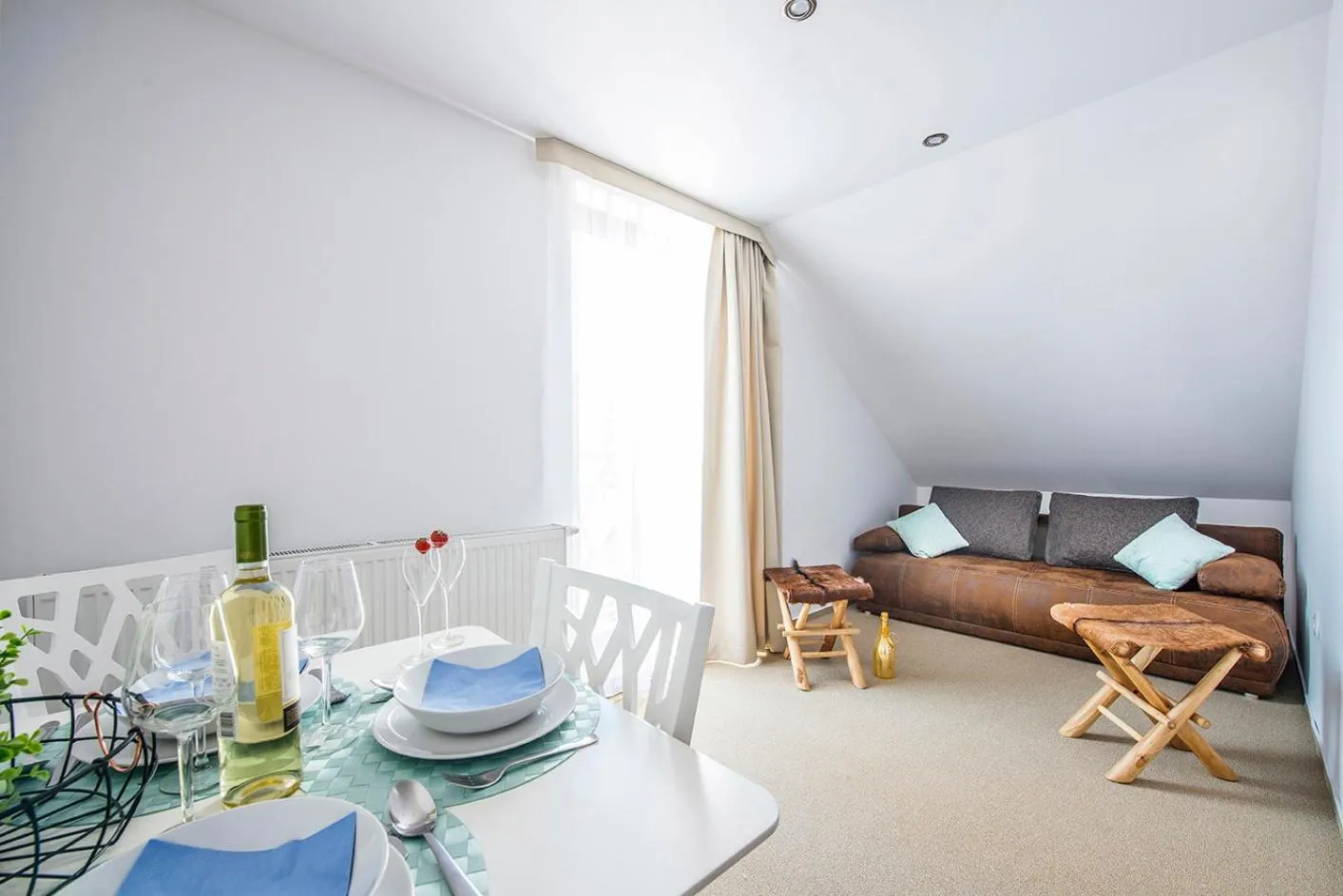Living room in Villa Bellevue Wellness