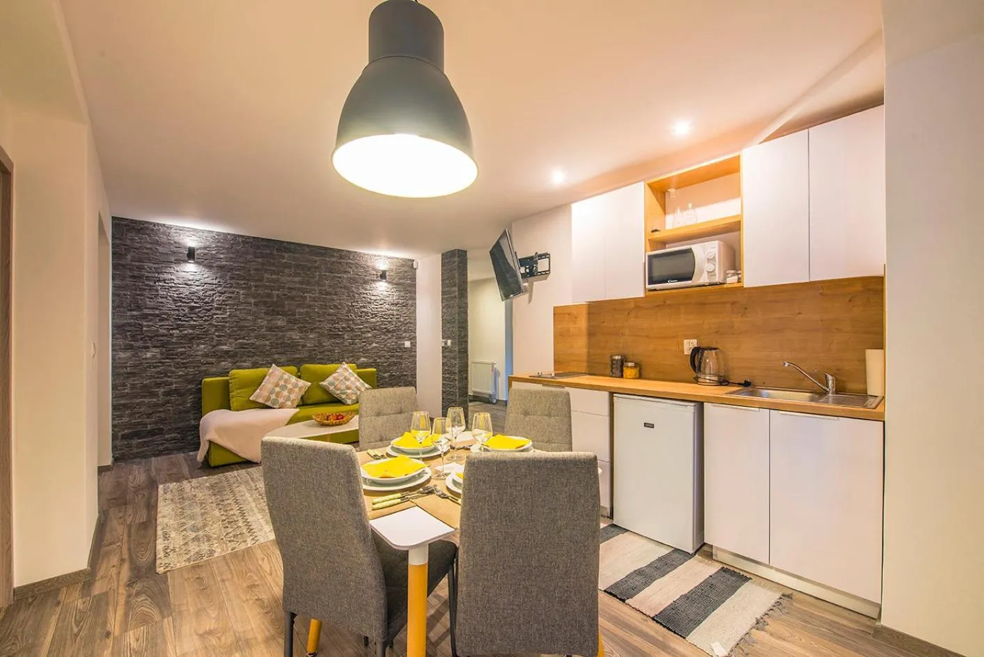 Kitchen or kitchenette in Villa Bellevue Wellness