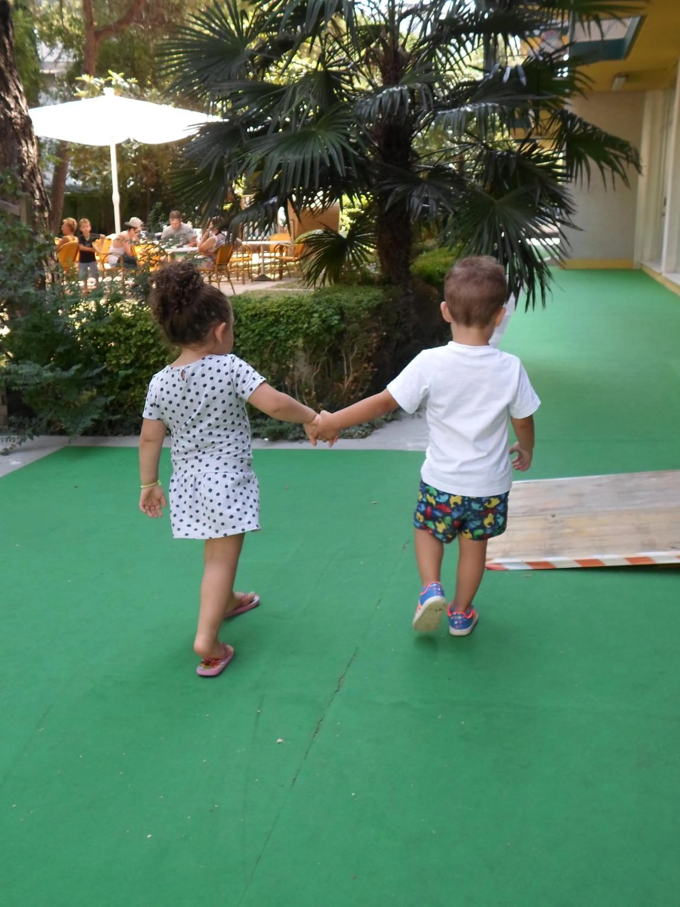young children in Hotel Adria