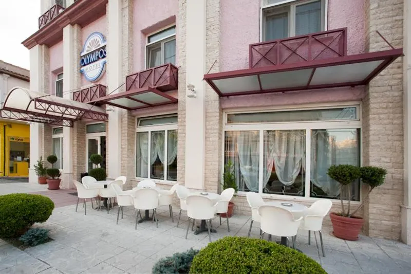 Facade/entrance in Olympos Hotel