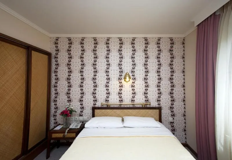 Bed in Olympos Hotel