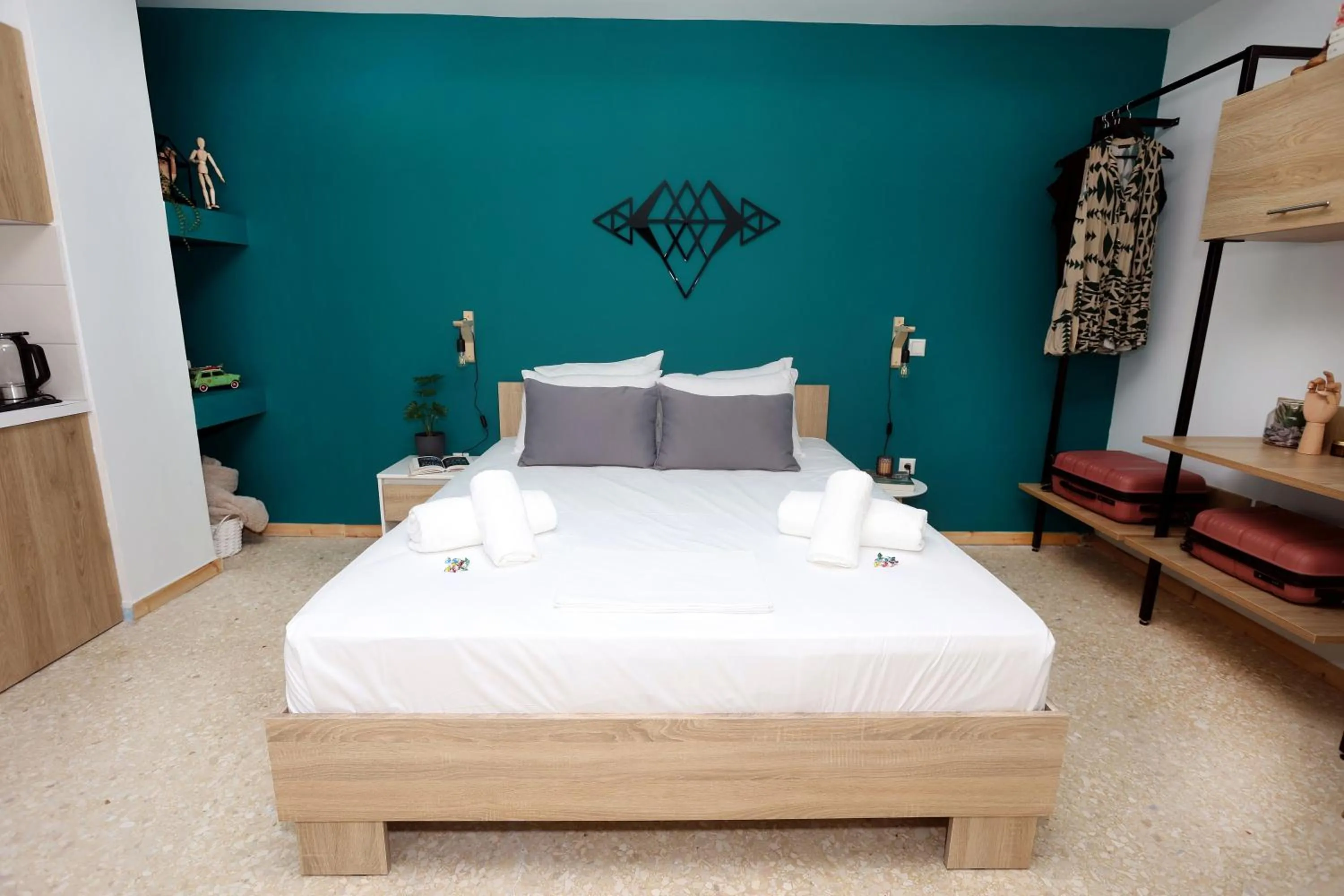 Bed in Old Town Hall Suites and Apartments