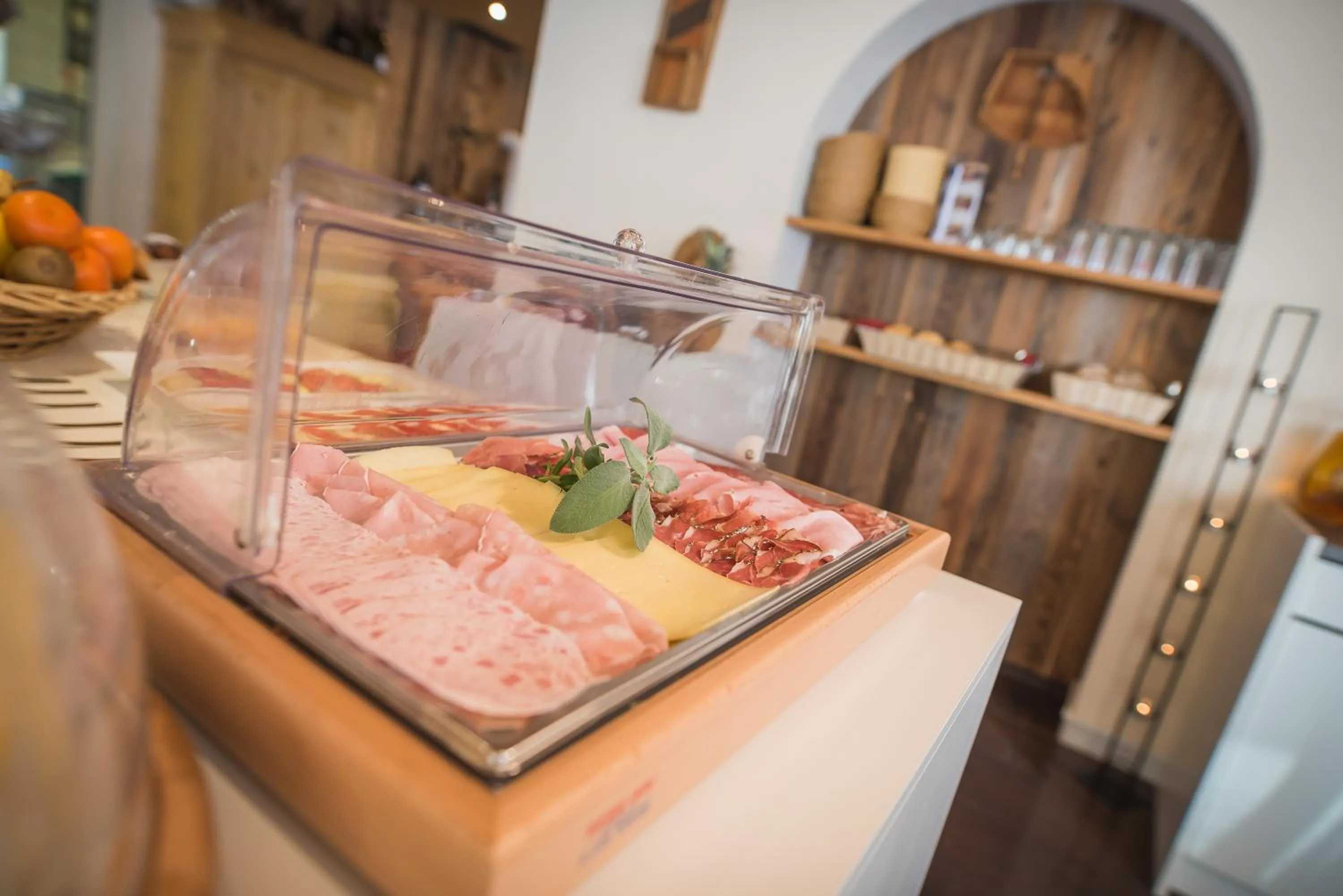 Italian breakfast in Mountain Living Apartments