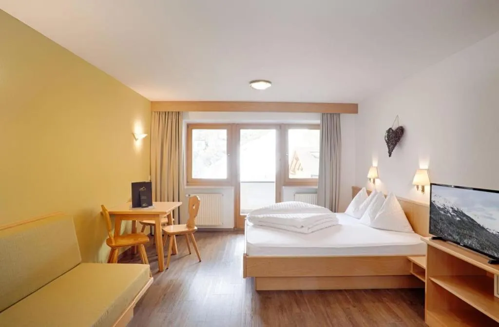 Bed in Mountain Living Apartments