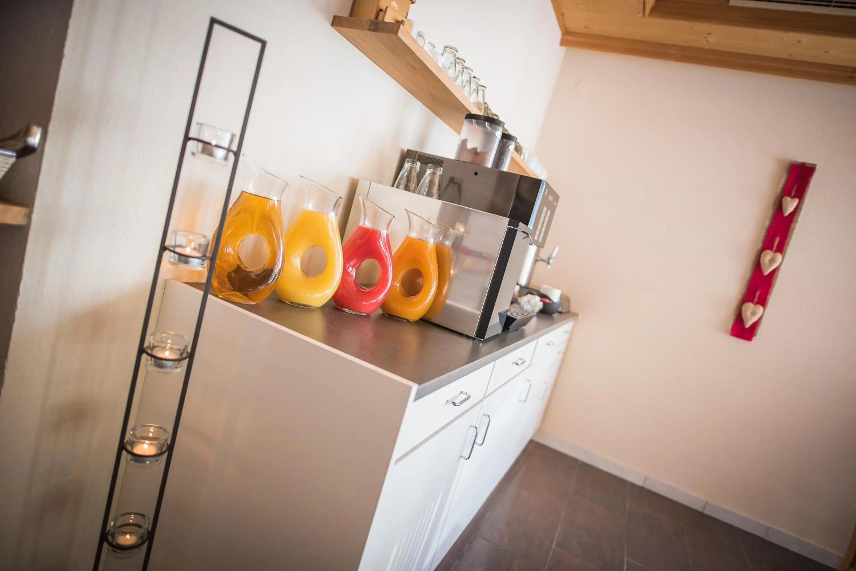 Italian breakfast in Mountain Living Apartments