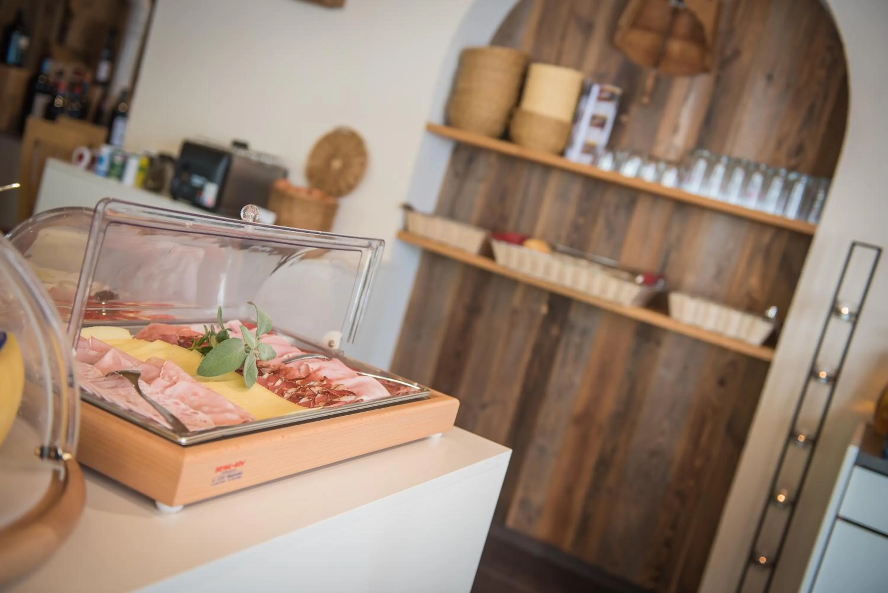 Italian breakfast in Mountain Living Apartments