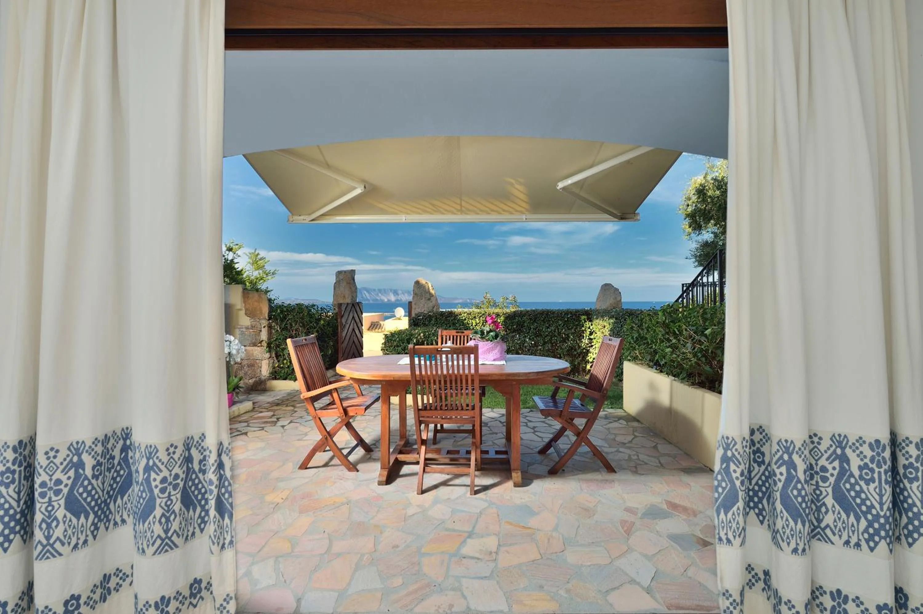 Patio in Villa Isuledda Beach