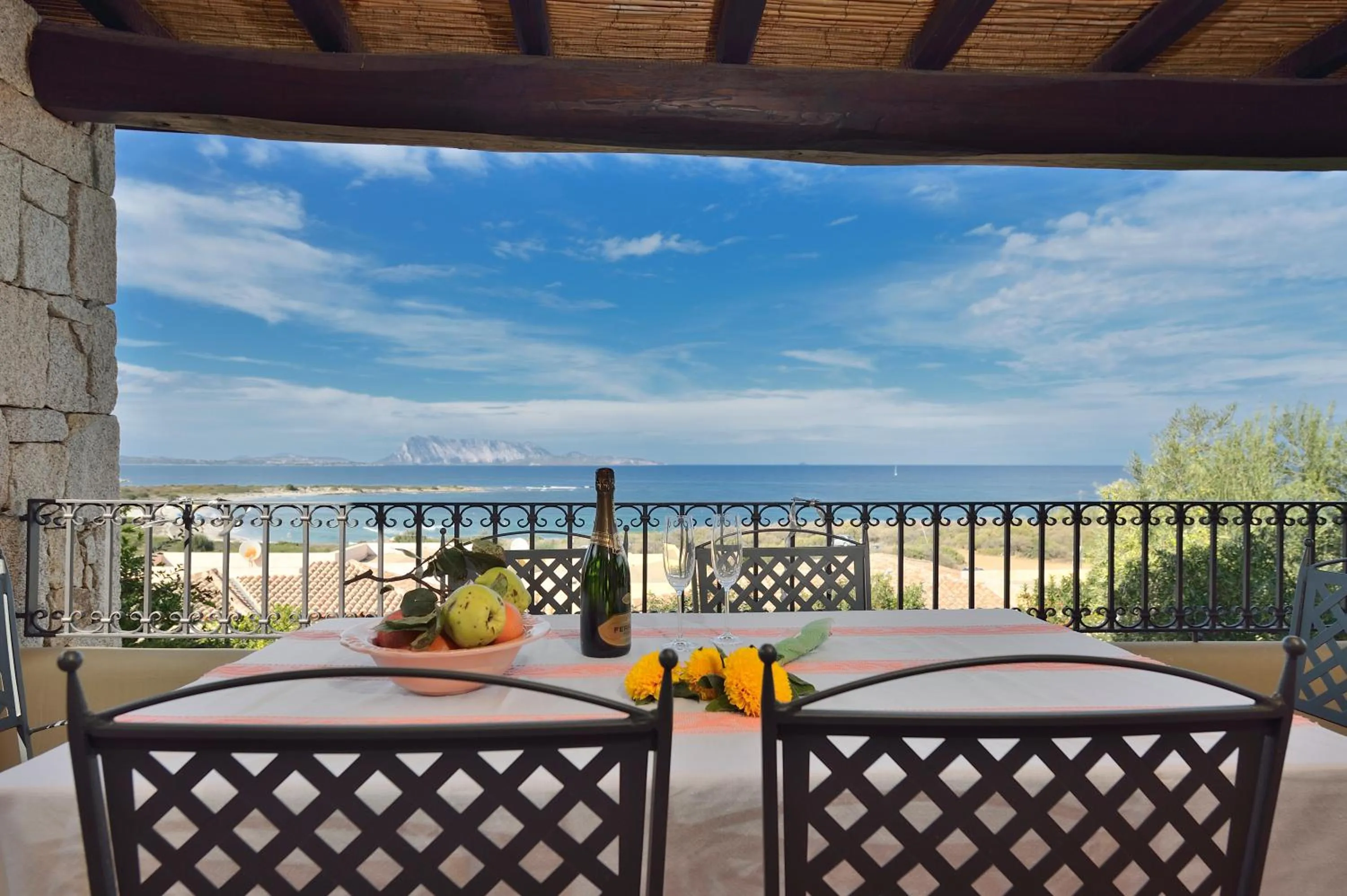 Patio in Villa Isuledda Beach