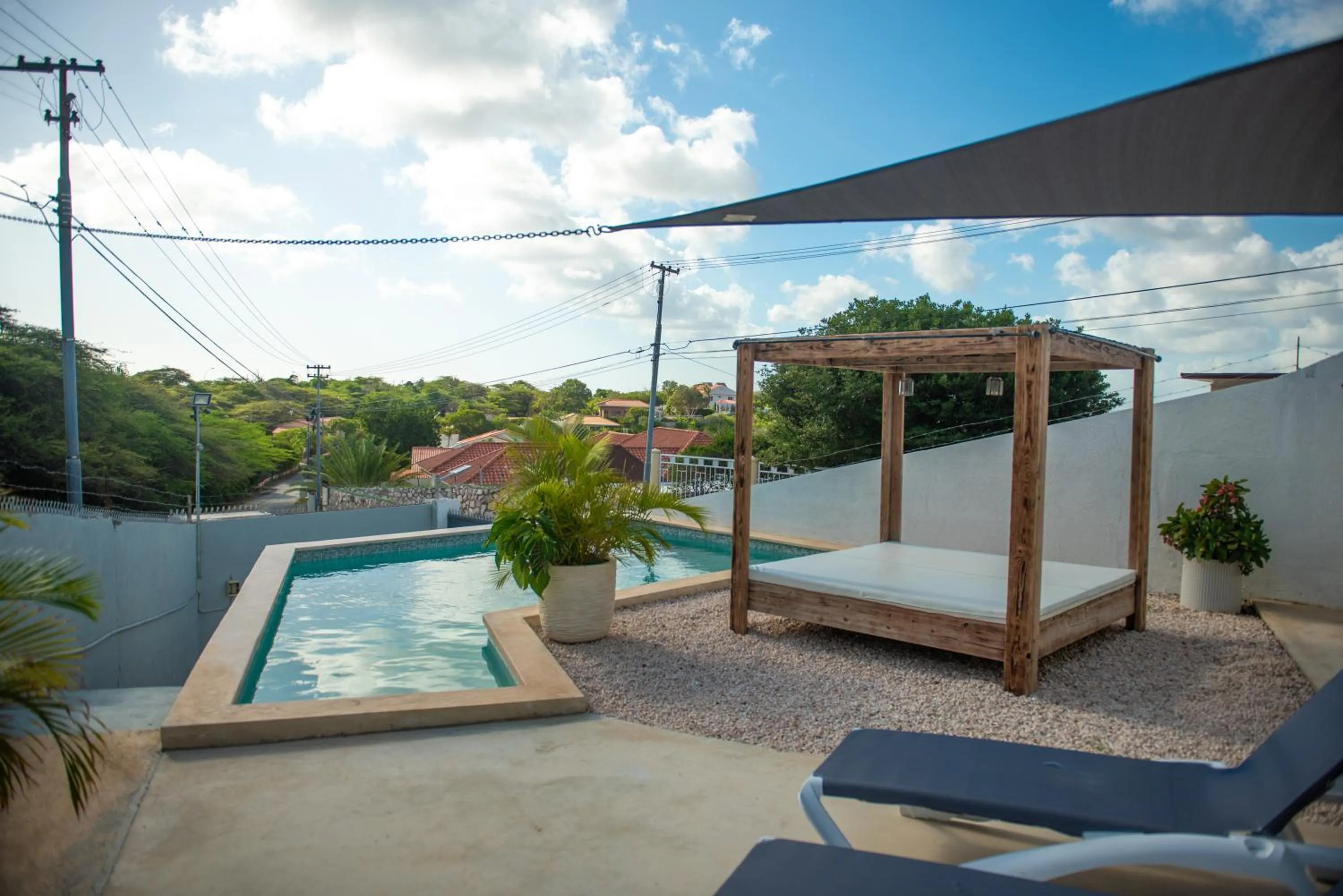 Pool view in Sunny Hill Apartment